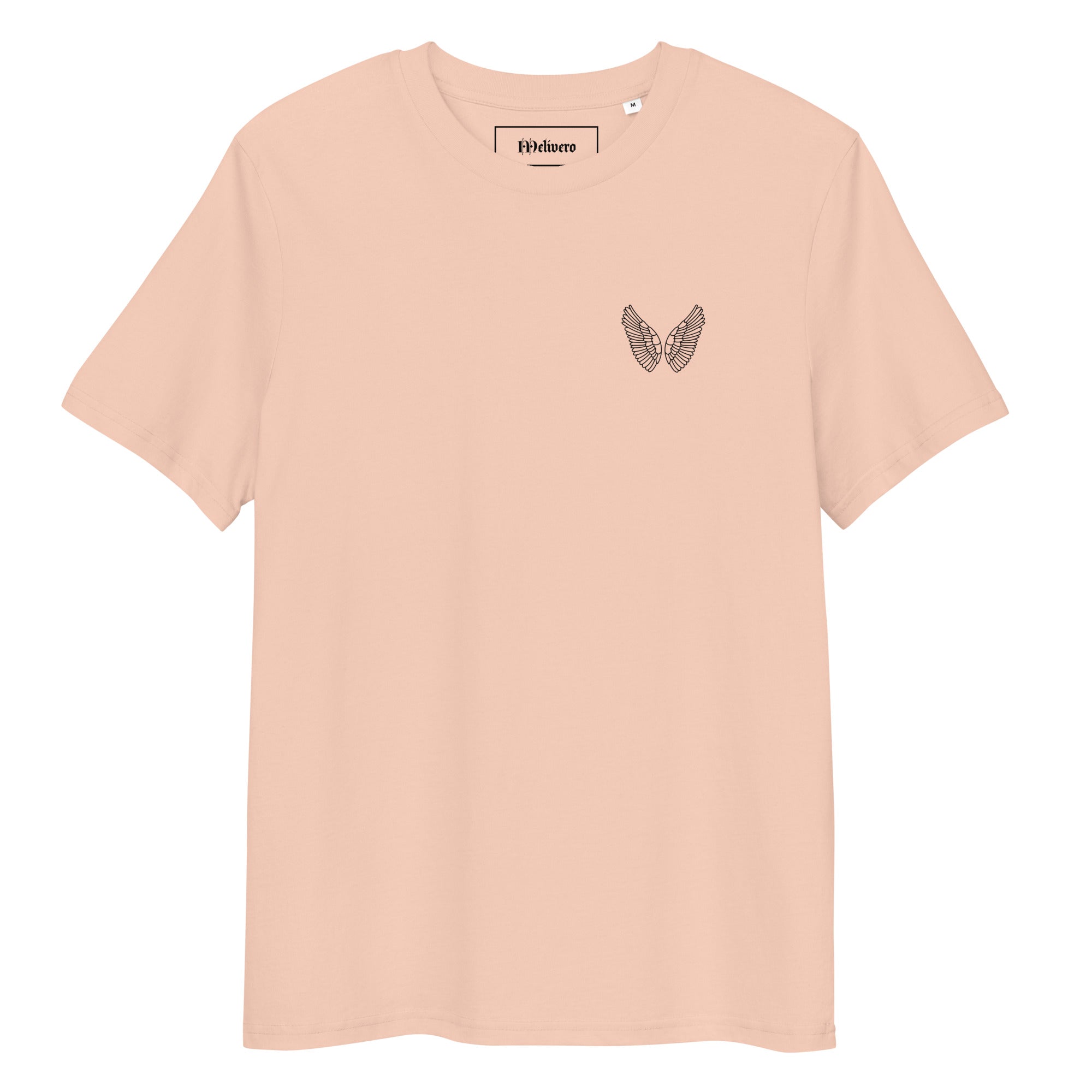 Unisex Bio T-Shirt – GOTS zertifiziert, Pastell & Hellfarben | Melivero Fraiche Peche Melivero