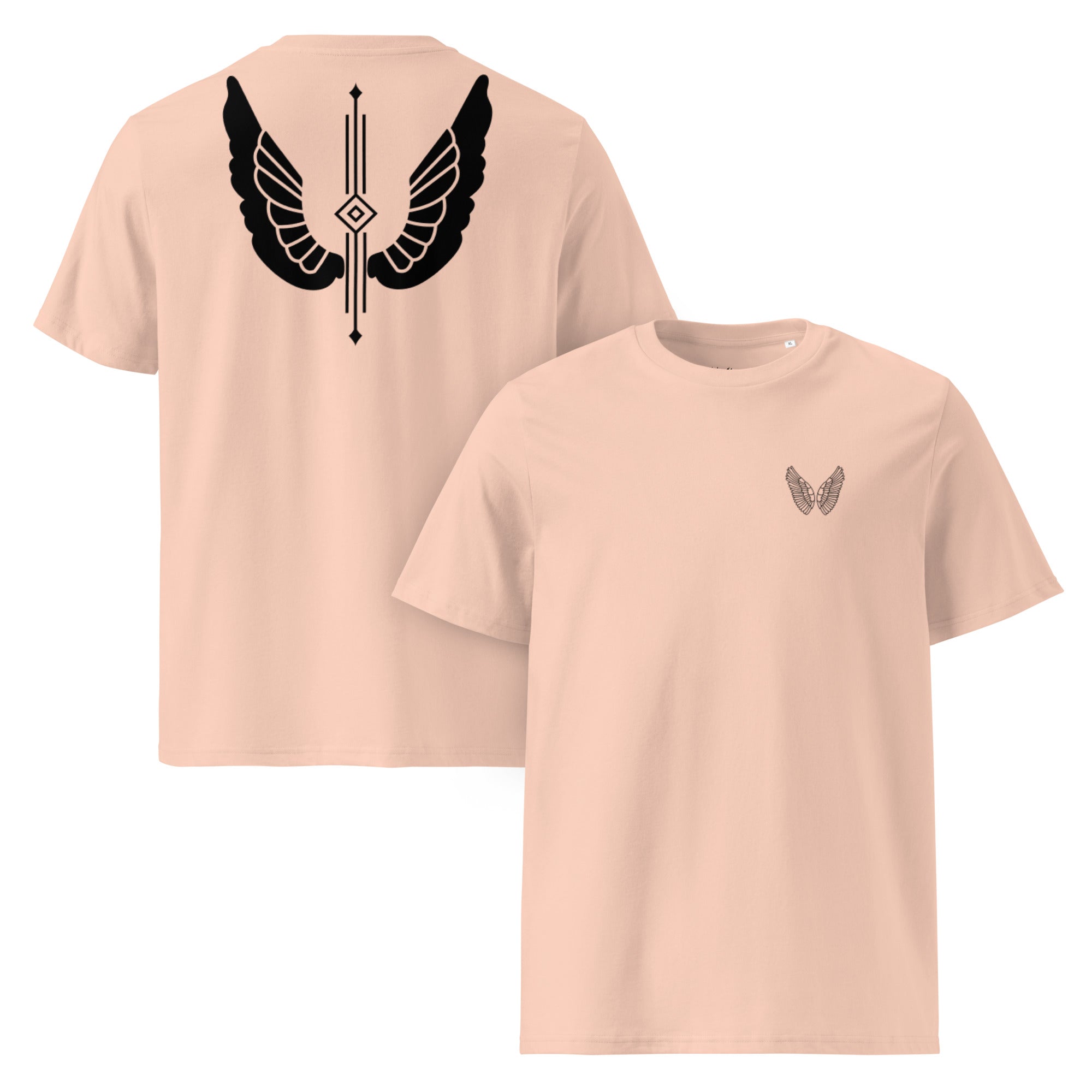 Melivero Bio T-Shirt Unisex – GOTS-zertifiziert | 100% Bio-Baumwolle | S–3XL Fraiche Peche Melivero