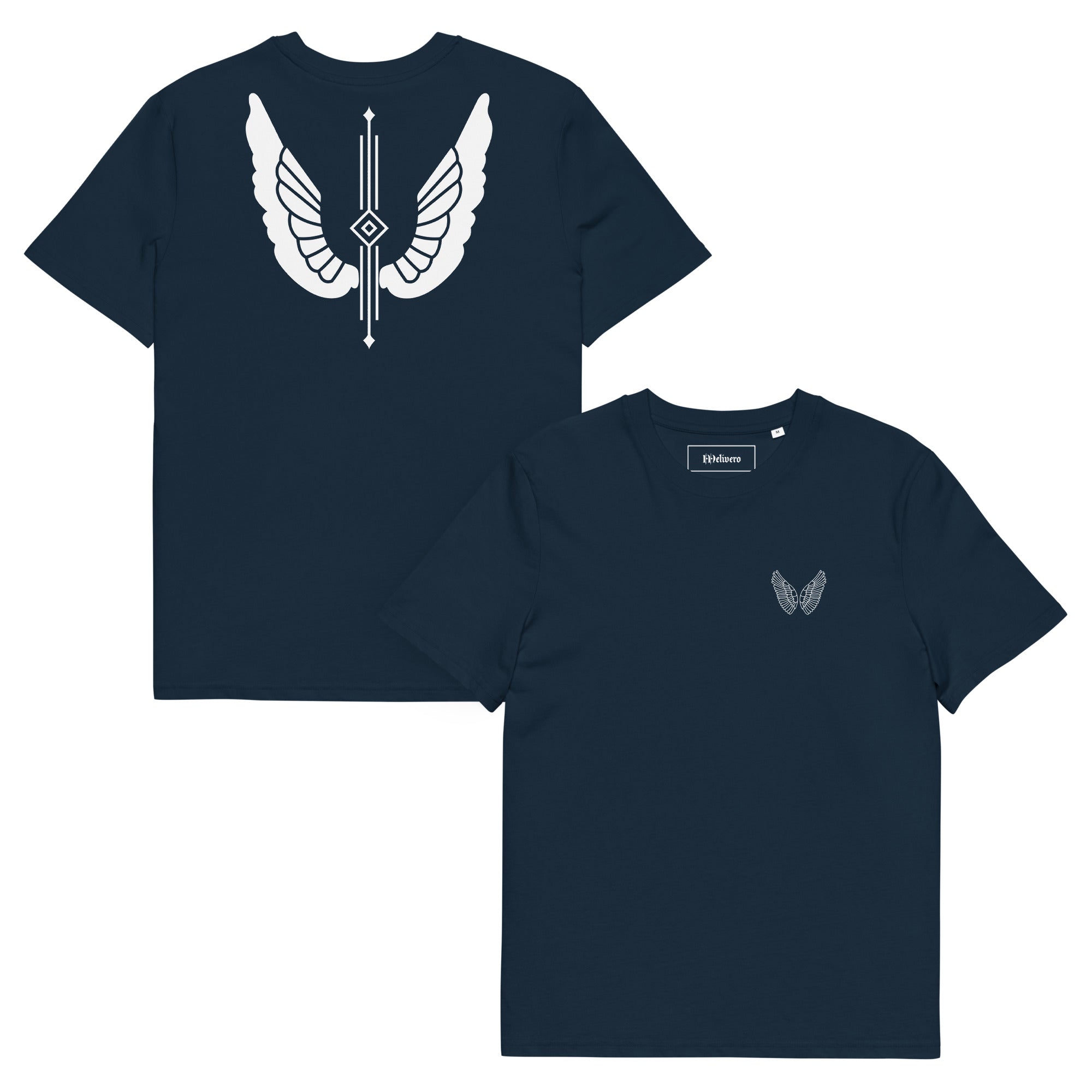 Unisex Bio-Baumwoll T-Shirt – GOTS & OEKO-TEX zertifiziert | Melivero French Navy Melivero
