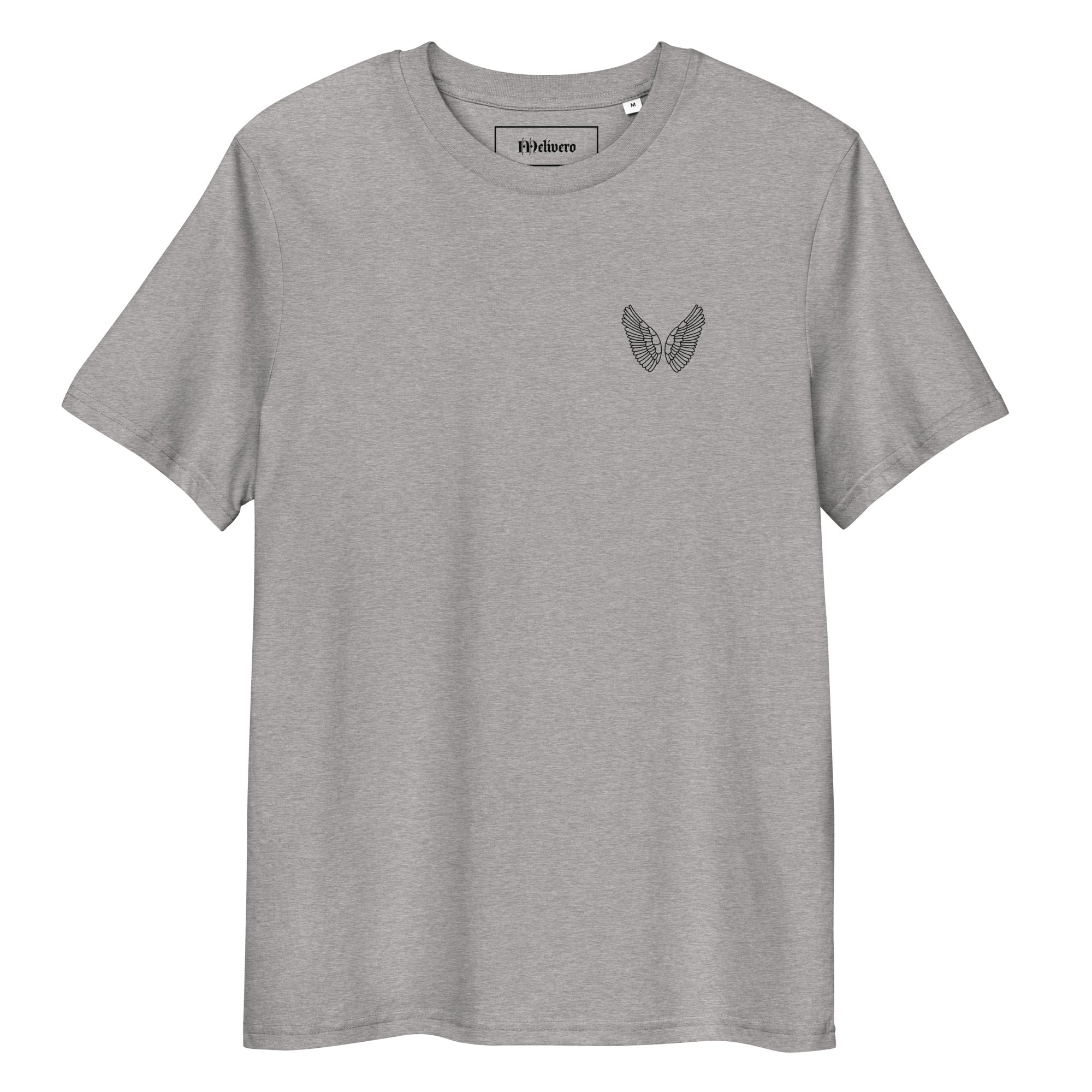 Unisex Bio T-Shirt – GOTS zertifiziert, Pastell & Hellfarben | Melivero Heather Grau Melivero