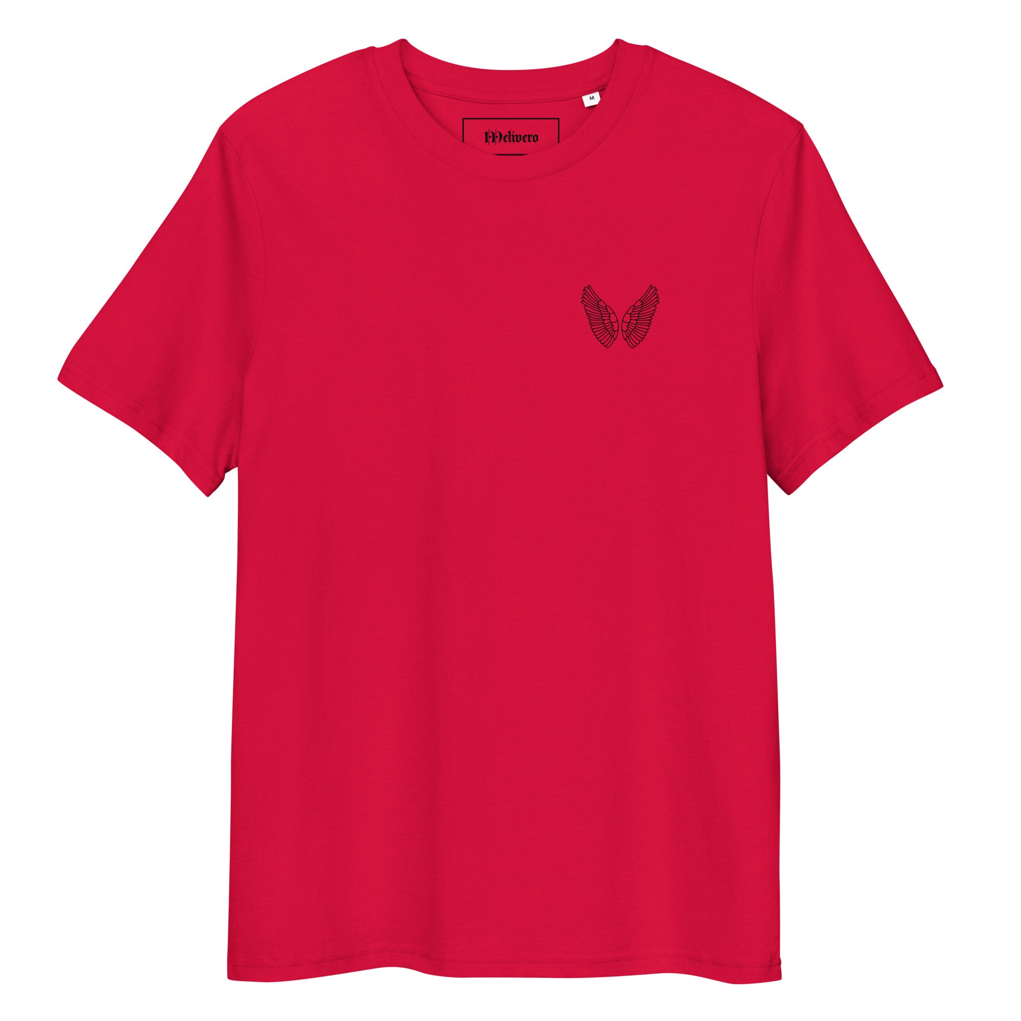 Unisex Bio T-Shirt – GOTS zertifiziert, Pastell & Hellfarben | Melivero Rot Melivero