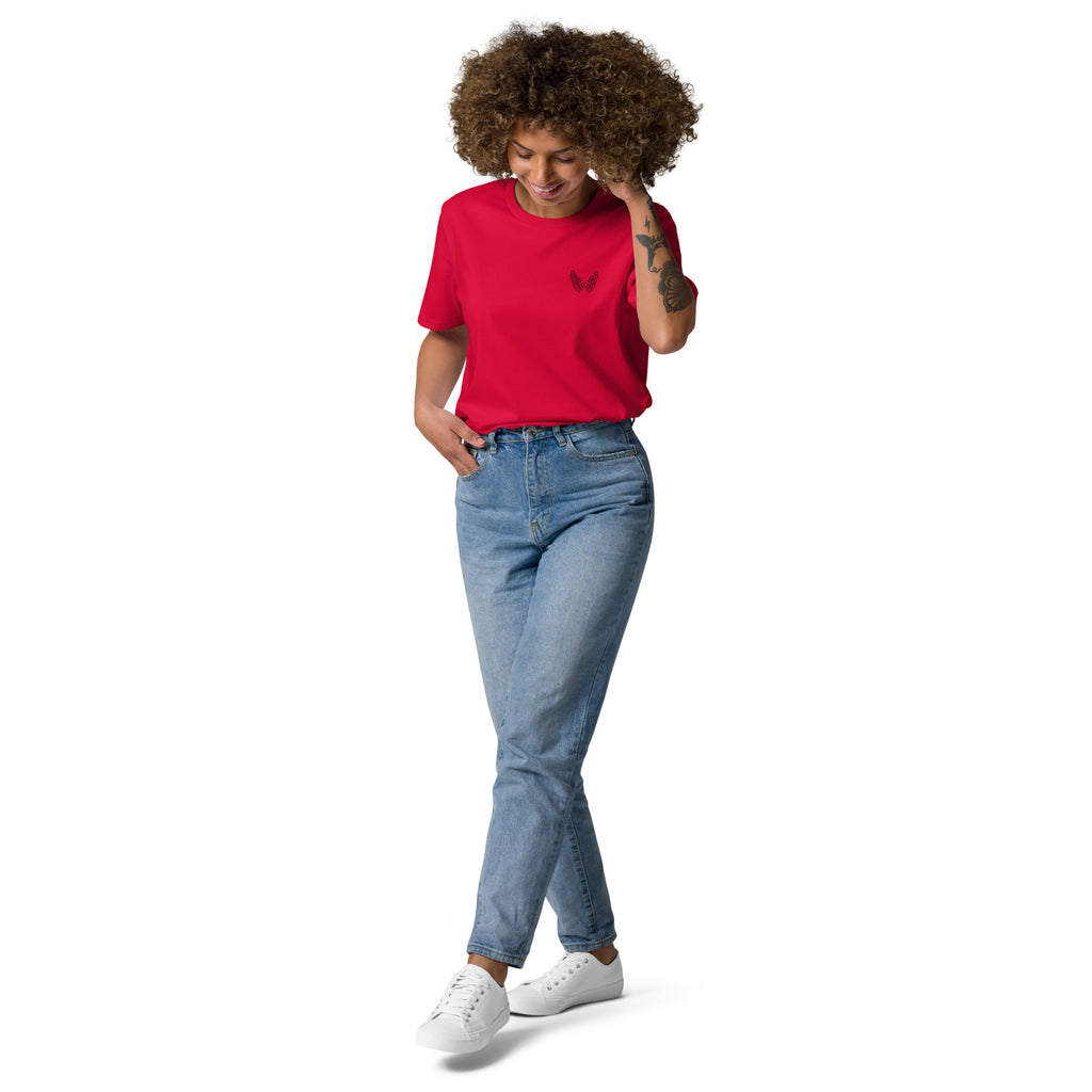 Premium Bio-Baumwolle T-Shirt | GOTS 7 Farben inkl. Rot S–3XL Melivero