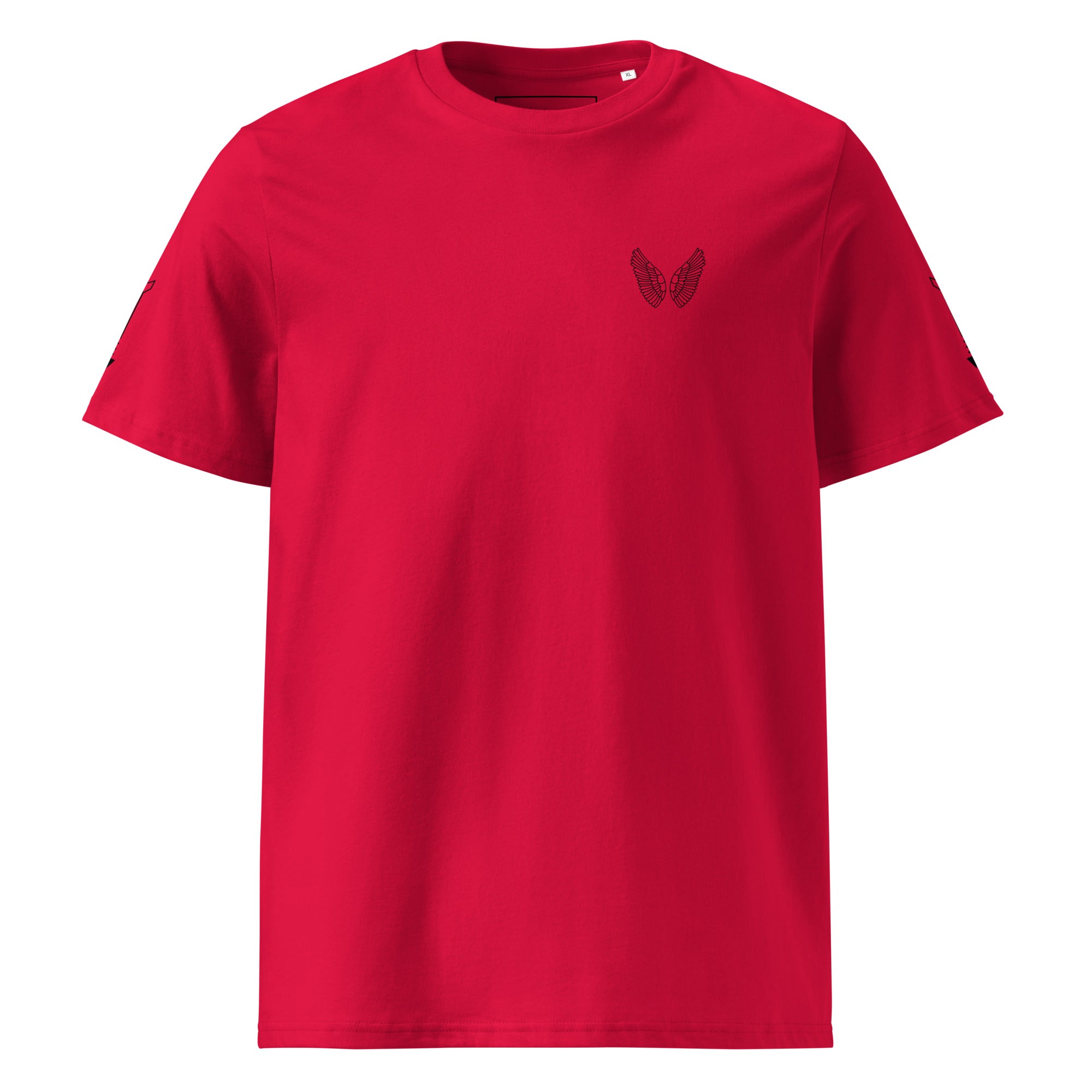 Unisex T-Shirt Bio-Baumwolle | GOTS-zertifiziert, 7 Farben S–3XL Rot Melivero