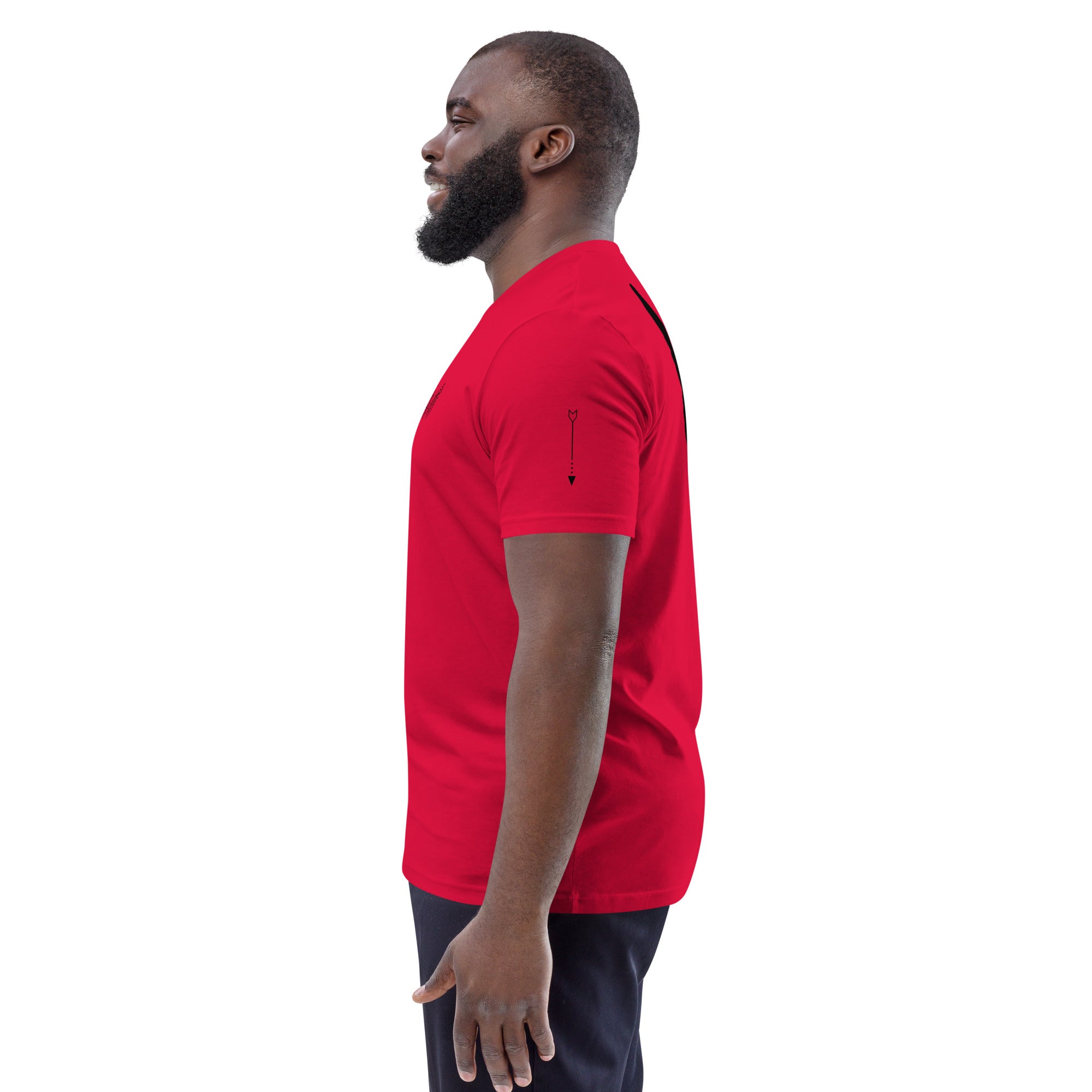 Premium Bio-Baumwolle T-Shirt | GOTS 7 Farben inkl. Rot S–3XL Melivero