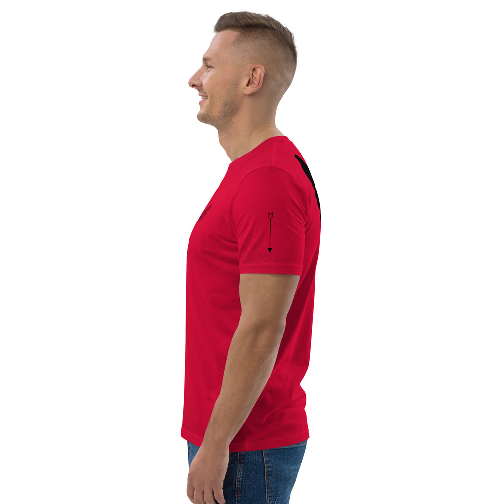 Premium Bio-Baumwolle T-Shirt | GOTS 7 Farben inkl. Rot S–3XL Melivero