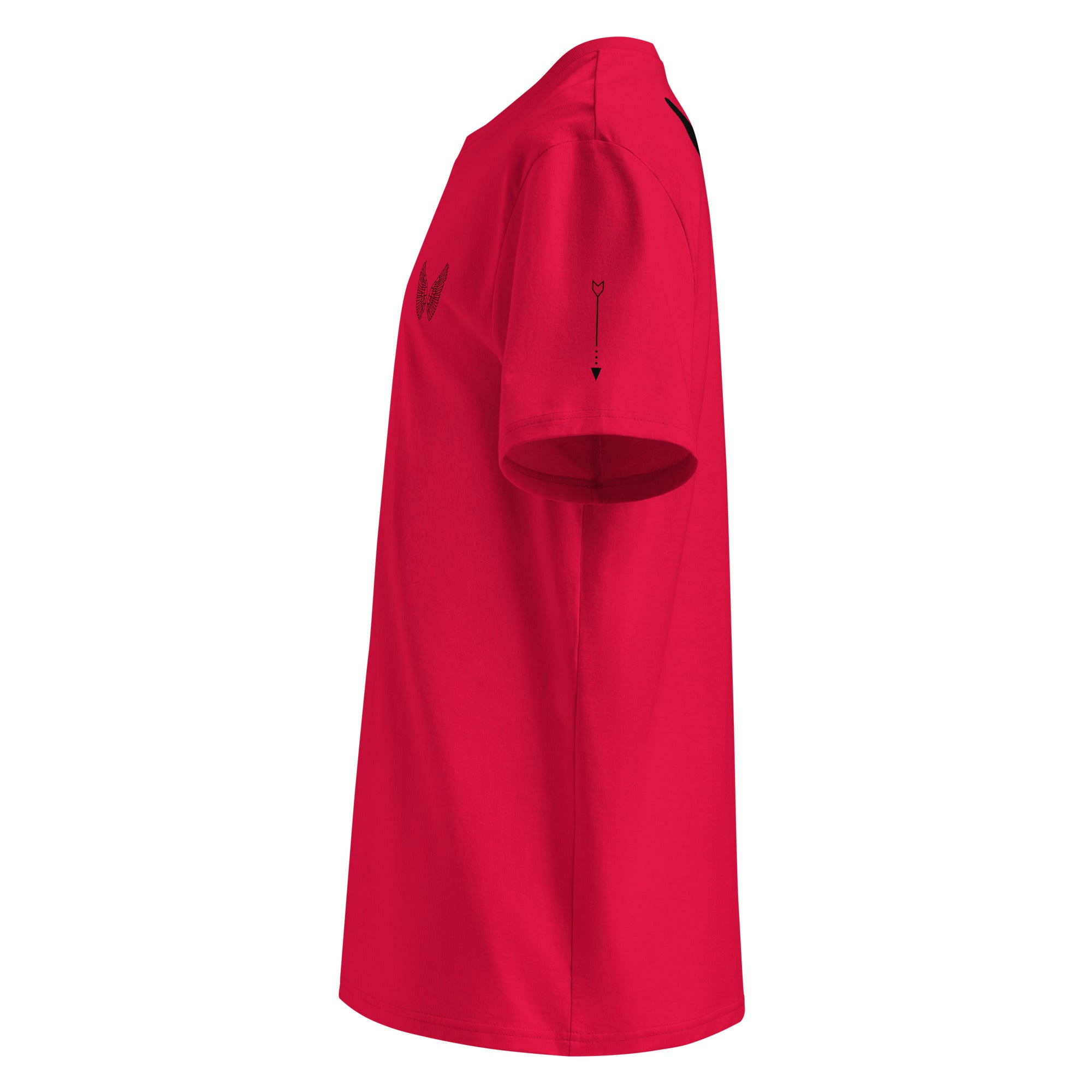 Premium Bio-Baumwolle T-Shirt | GOTS 7 Farben inkl. Rot S–3XL Melivero