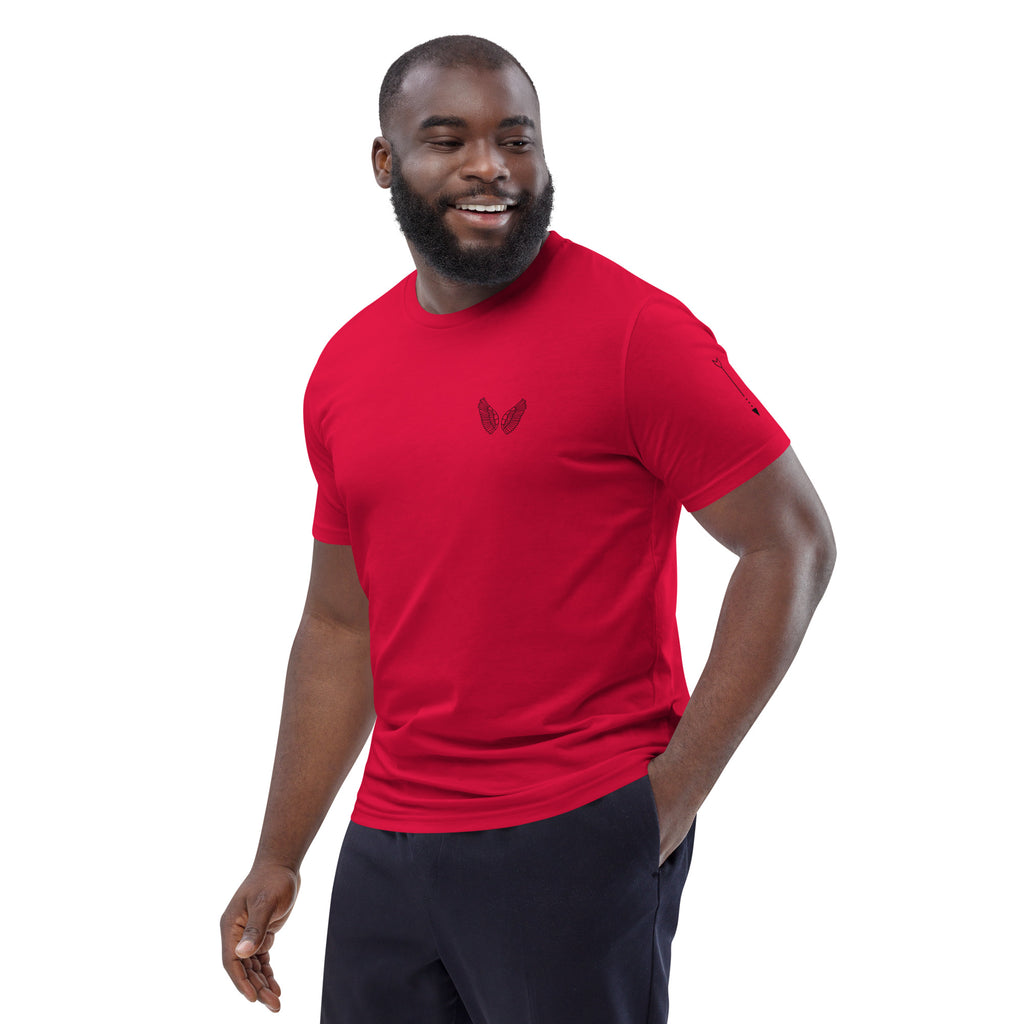 Premium Bio-Baumwolle T-Shirt | GOTS 7 Farben inkl. Rot S–3XL Melivero