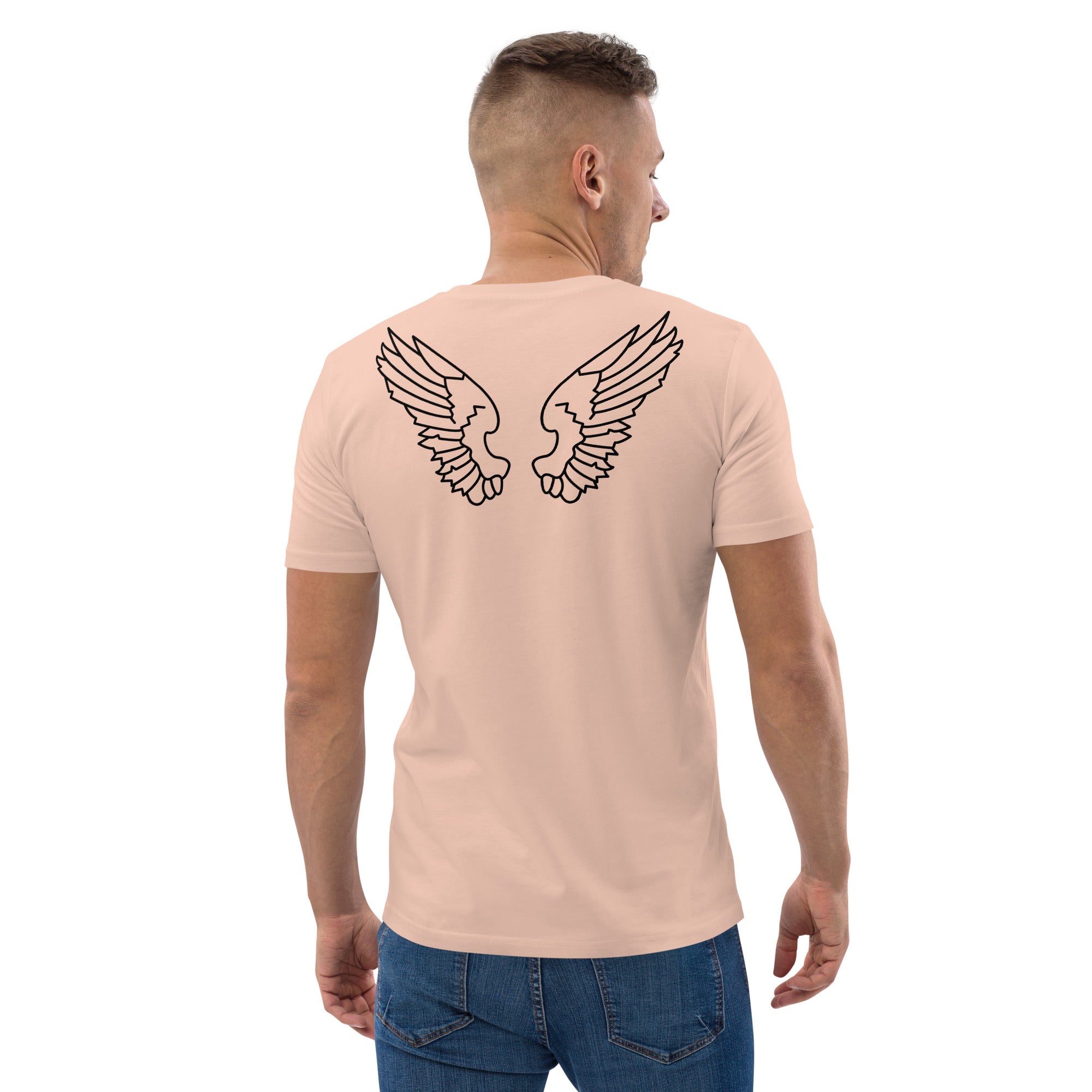Melivero Bio T-Shirt Unisex – GOTS-zertifiziert | 100% Bio-Baumwolle | S bis 5XL Fraiche Peche Melivero