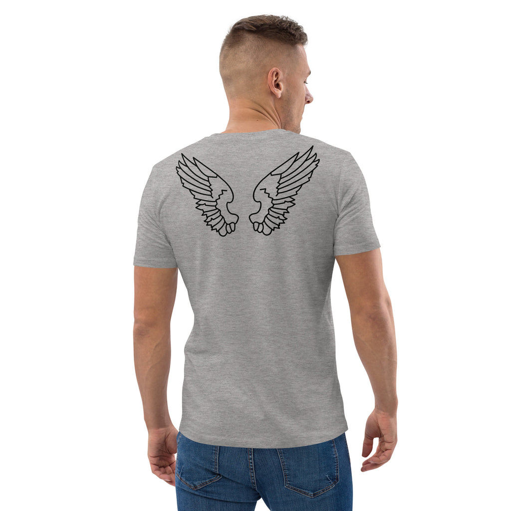 Melivero Bio T-Shirt Unisex – GOTS-zertifiziert | 100% Bio-Baumwolle | S bis 5XL Heather Grau Melivero