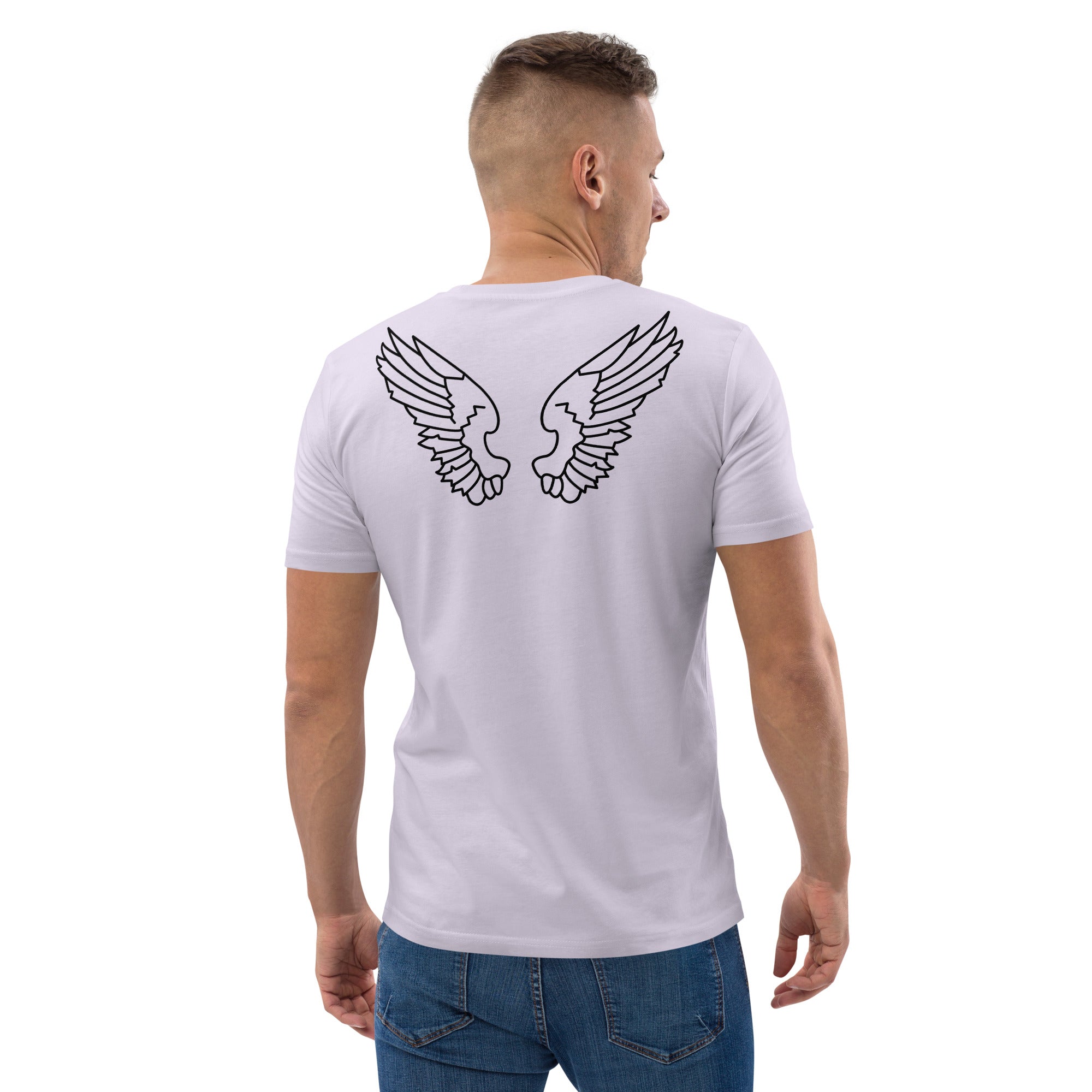 Melivero Bio T-Shirt Unisex – GOTS-zertifiziert | 100% Bio-Baumwolle | S bis 5XL Lavendel Melivero