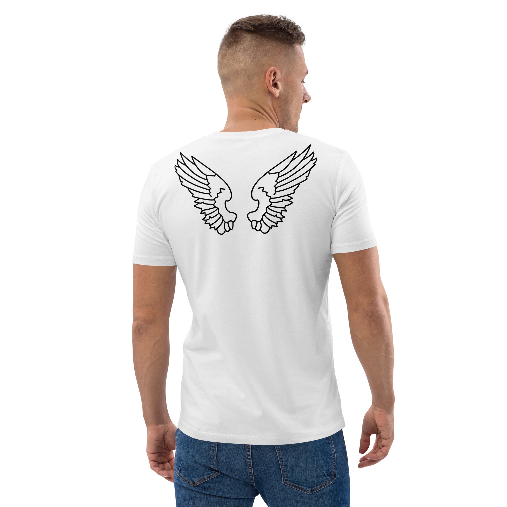 Melivero Bio T-Shirt Unisex – GOTS-zertifiziert | 100% Bio-Baumwolle | S bis 5XL Weiß Melivero