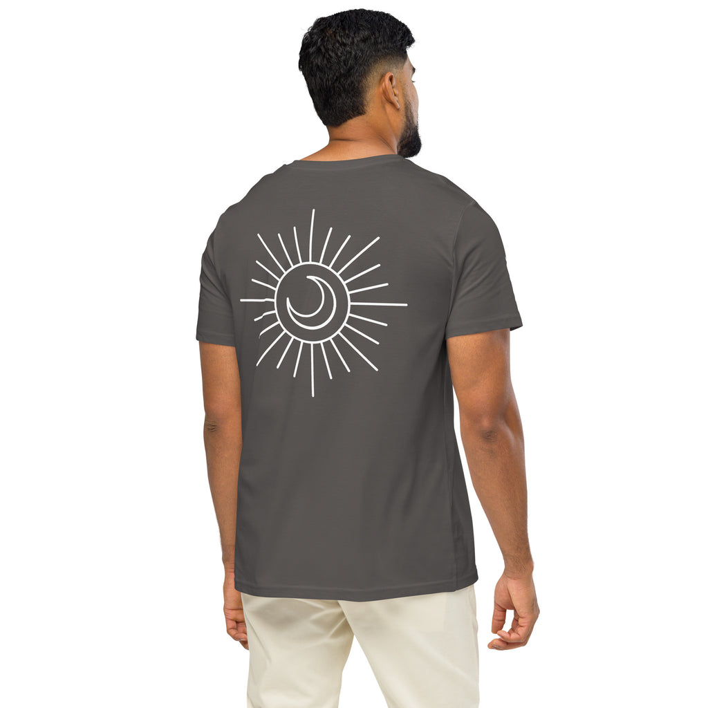 Melivero Bio T-Shirt Unisex Leicht – GOTS | 155 g/m² | Navy Schwarz Anthracite S–2XL Melivero