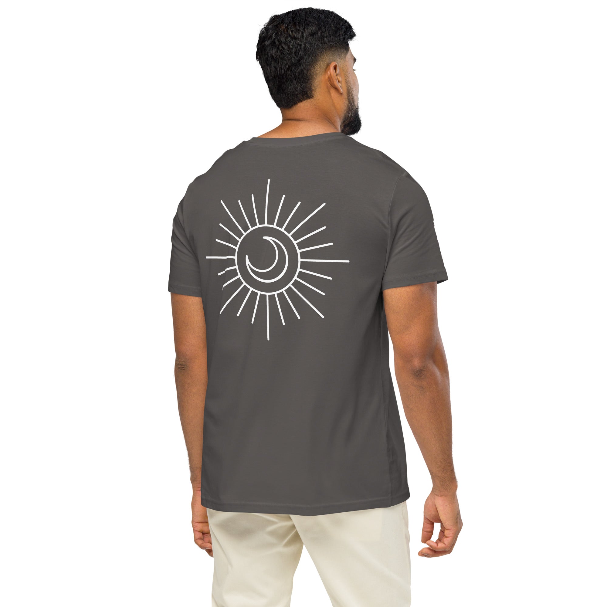 Melivero Bio T-Shirt Unisex Leicht – GOTS | 155 g/m² | Navy Schwarz Anthracite S–2XL Melivero