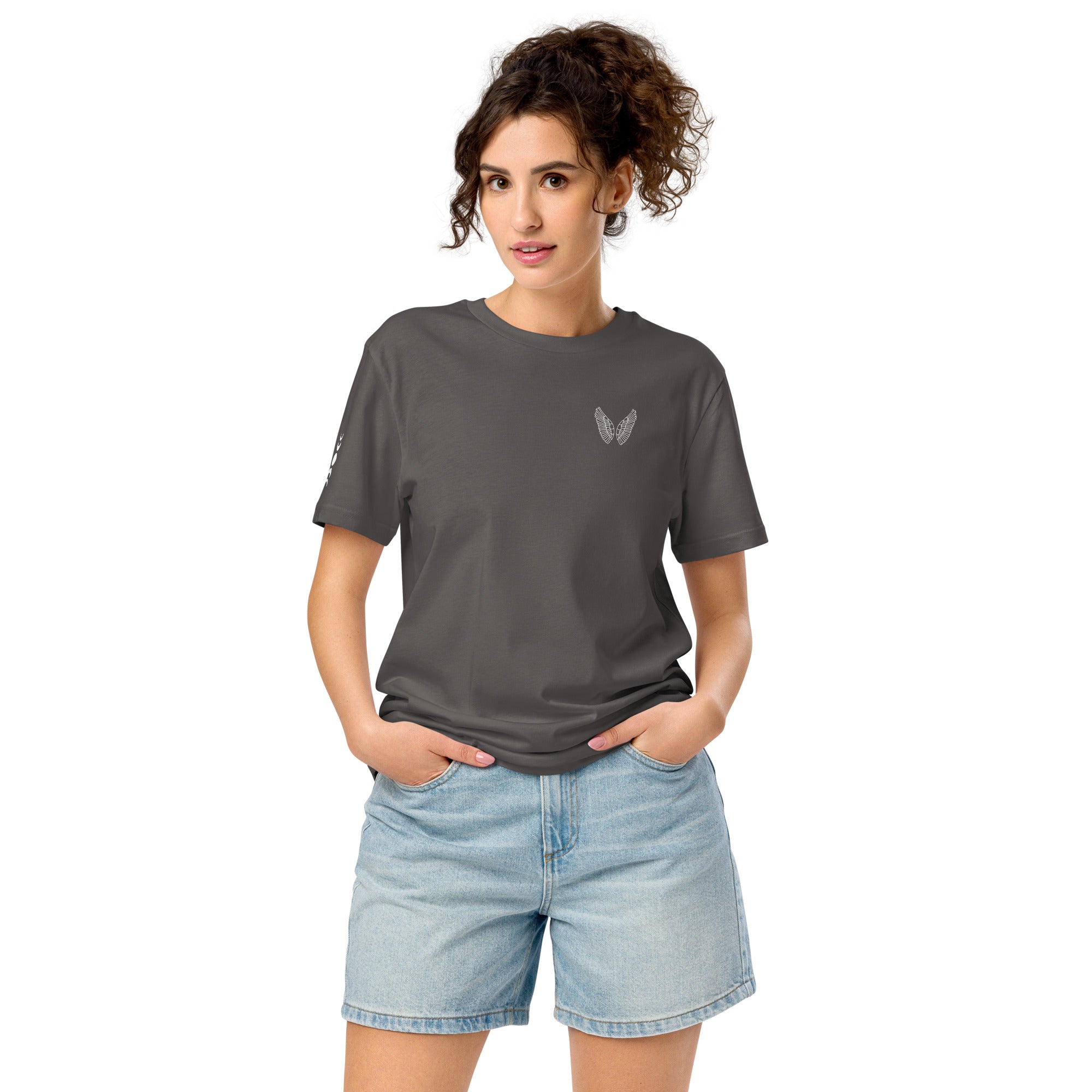 Melivero Bio T-Shirt Unisex Leicht – GOTS | 155 g/m² | Navy Schwarz Anthracite S–2XL Melivero