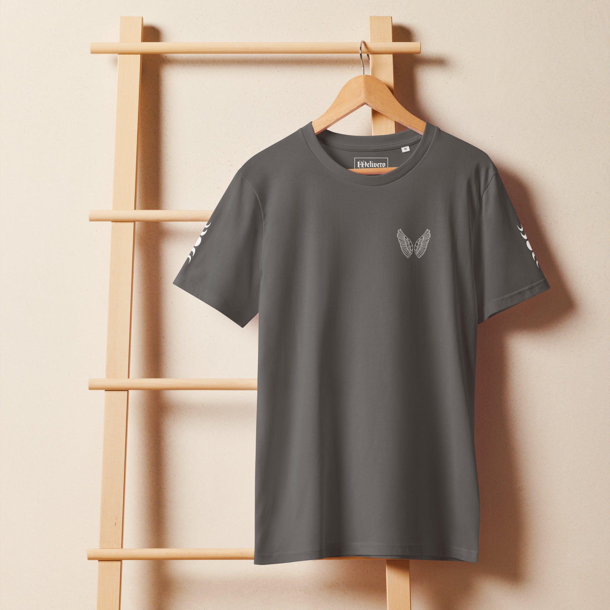Melivero Bio T-Shirt Unisex Leicht – GOTS | 155 g/m² | Navy Schwarz Anthracite S–2XL Melivero