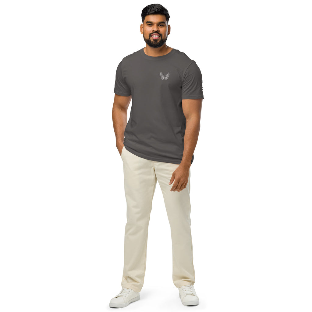 Melivero Bio T-Shirt Unisex Leicht – GOTS | 155 g/m² | Navy Schwarz Anthracite S–2XL Melivero
