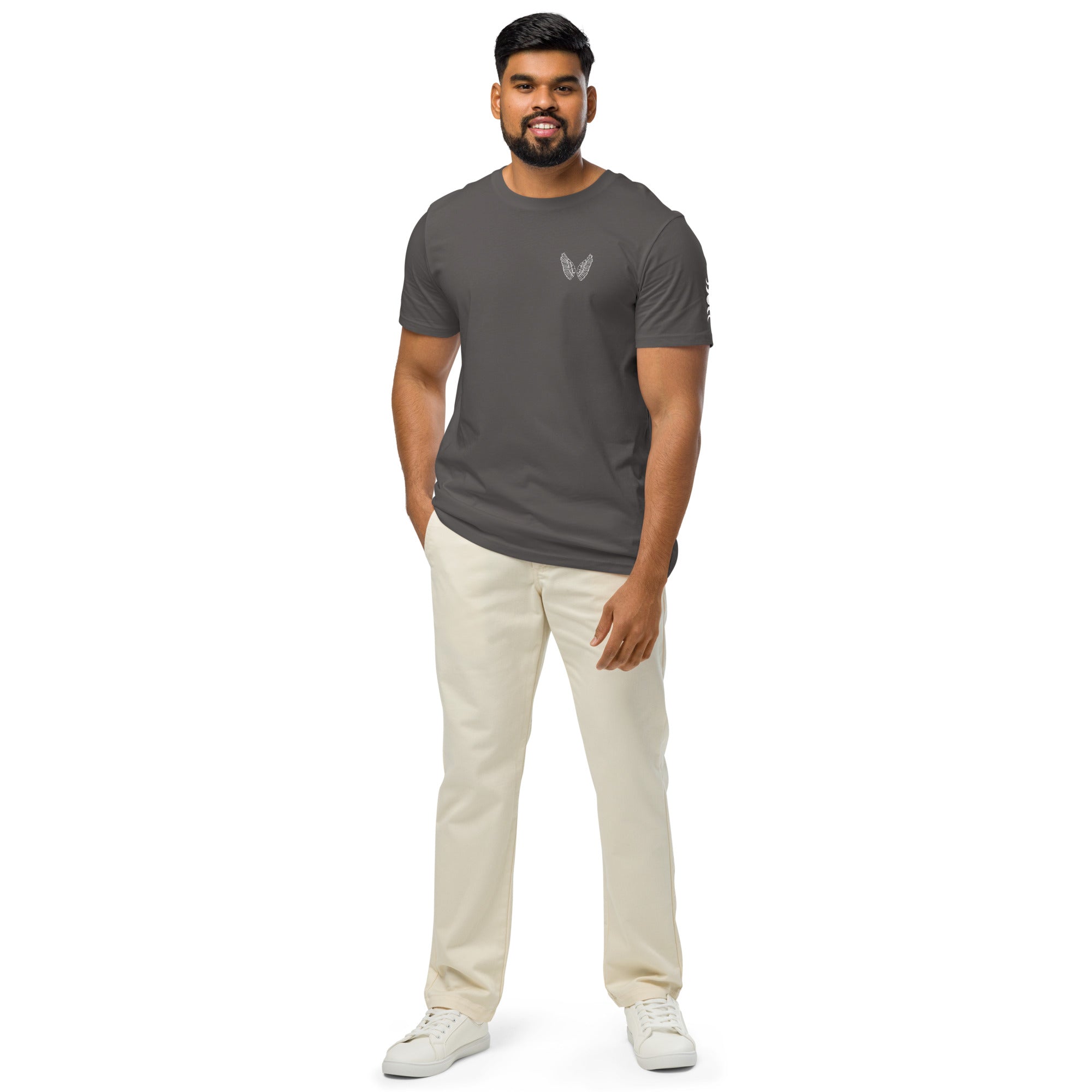 Melivero Bio T-Shirt Unisex Leicht – GOTS | 155 g/m² | Navy Schwarz Anthracite S–2XL Melivero