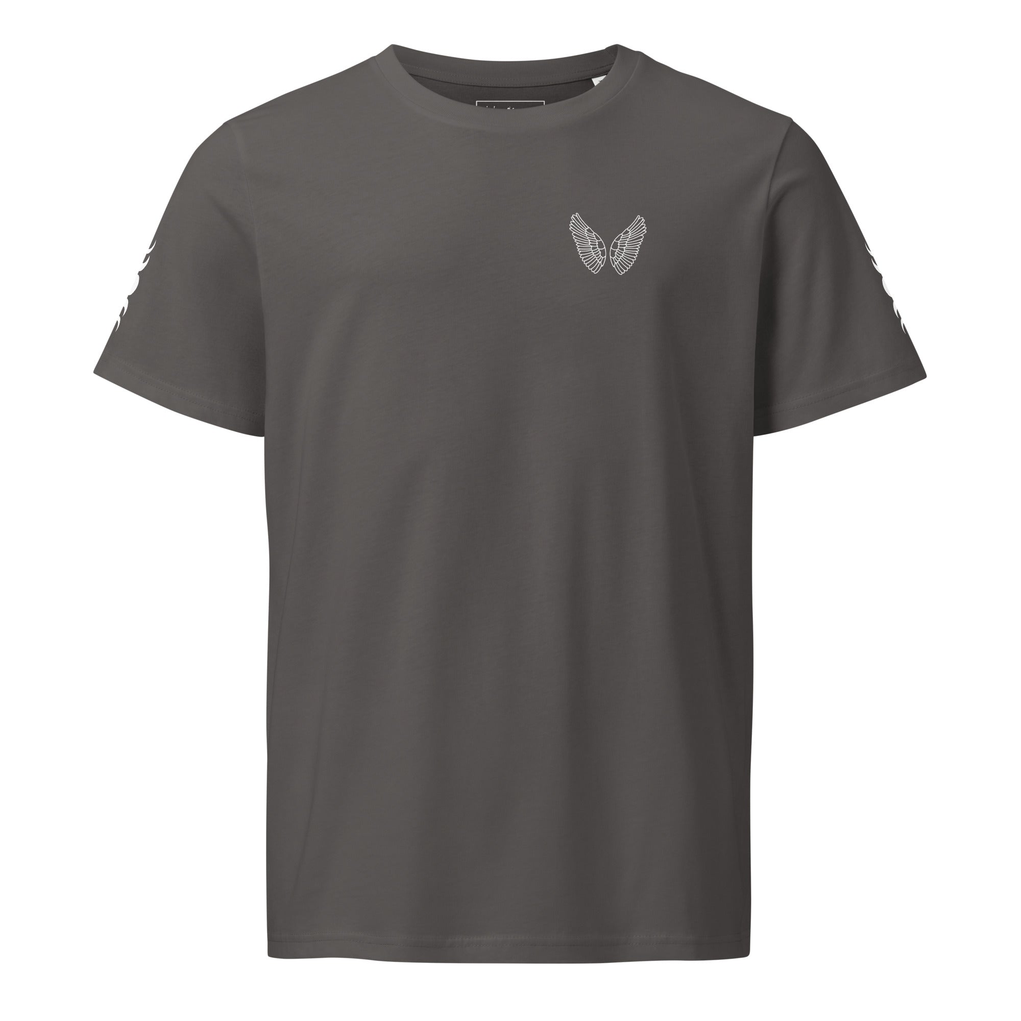 Melivero Bio T-Shirt Unisex Leicht – GOTS | 155 g/m² | Navy Schwarz Anthracite S–2XL Anthracite Melivero