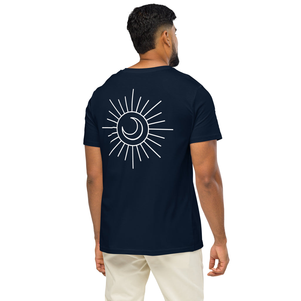 Melivero Bio T-Shirt Unisex Leicht – GOTS | 155 g/m² | Navy Schwarz Anthracite S–2XL Melivero