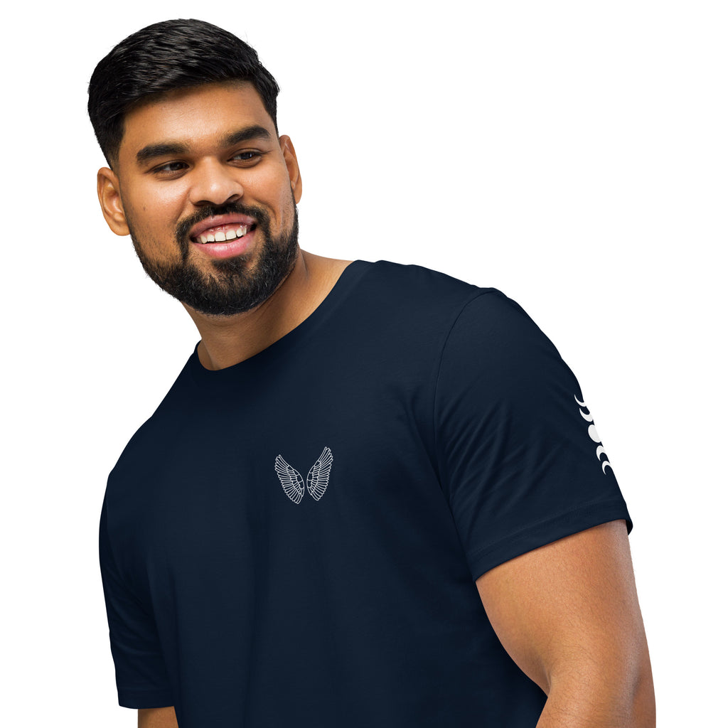 Melivero Bio T-Shirt Unisex Leicht – GOTS | 155 g/m² | Navy Schwarz Anthracite S–2XL Melivero