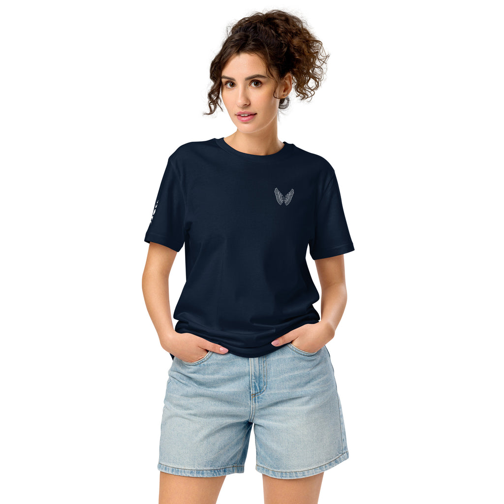 Melivero Bio T-Shirt Unisex Leicht – GOTS | 155 g/m² | Navy Schwarz Anthracite S–2XL Melivero