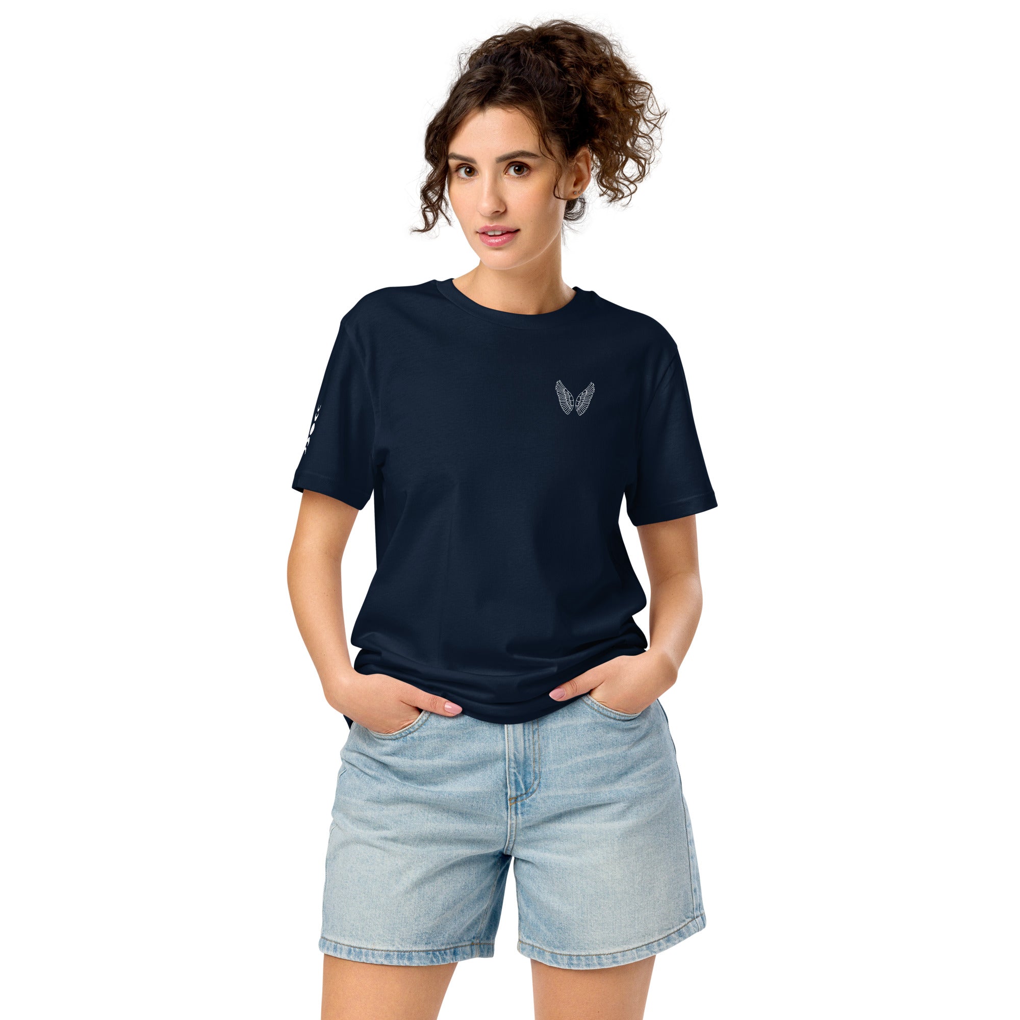 Melivero Bio T-Shirt Unisex Leicht – GOTS | 155 g/m² | Navy Schwarz Anthracite S–2XL Melivero