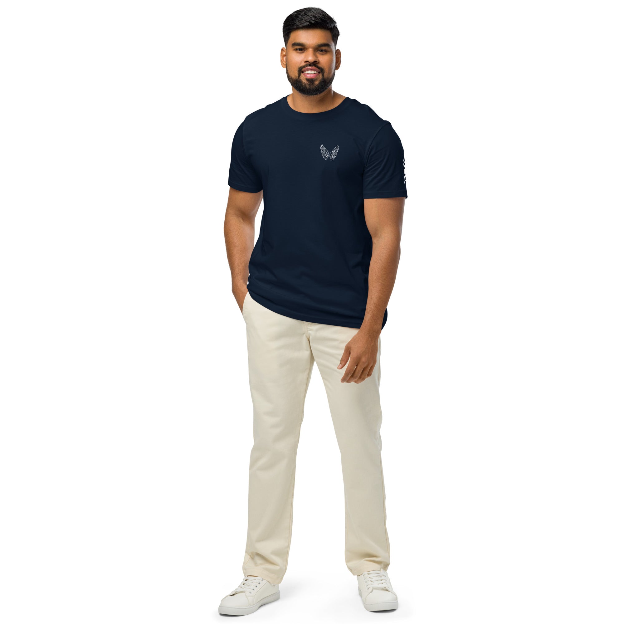 Melivero Bio T-Shirt Unisex Leicht – GOTS | 155 g/m² | Navy Schwarz Anthracite S–2XL Melivero