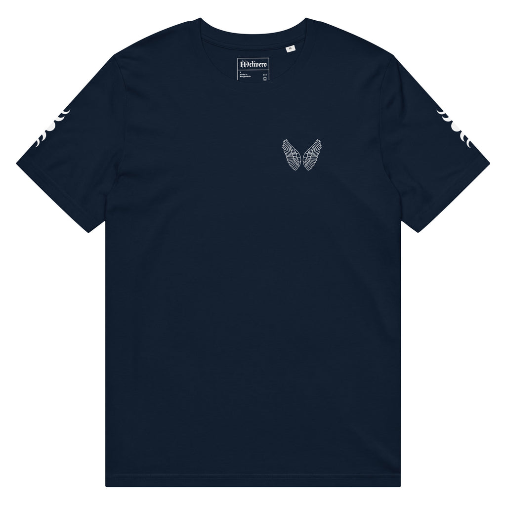 Melivero Bio T-Shirt Unisex Leicht – GOTS | 155 g/m² | Navy Schwarz Anthracite S–2XL Melivero
