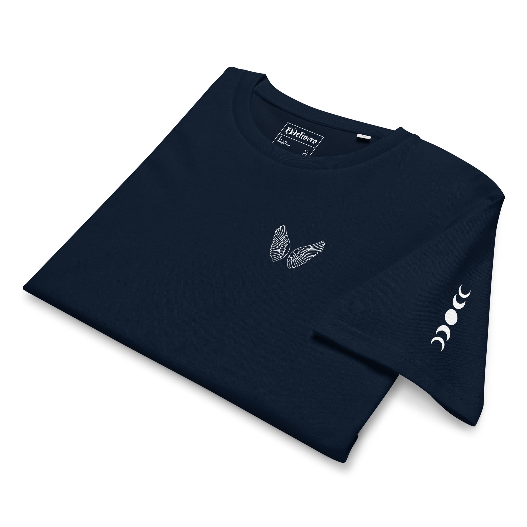 Melivero Bio T-Shirt Unisex Leicht – GOTS | 155 g/m² | Navy Schwarz Anthracite S–2XL Melivero