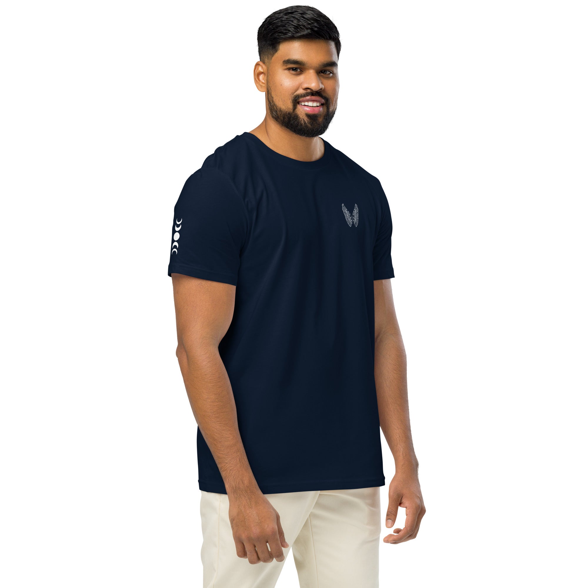 Melivero Bio T-Shirt Unisex Leicht – GOTS | 155 g/m² | Navy Schwarz Anthracite S–2XL Melivero