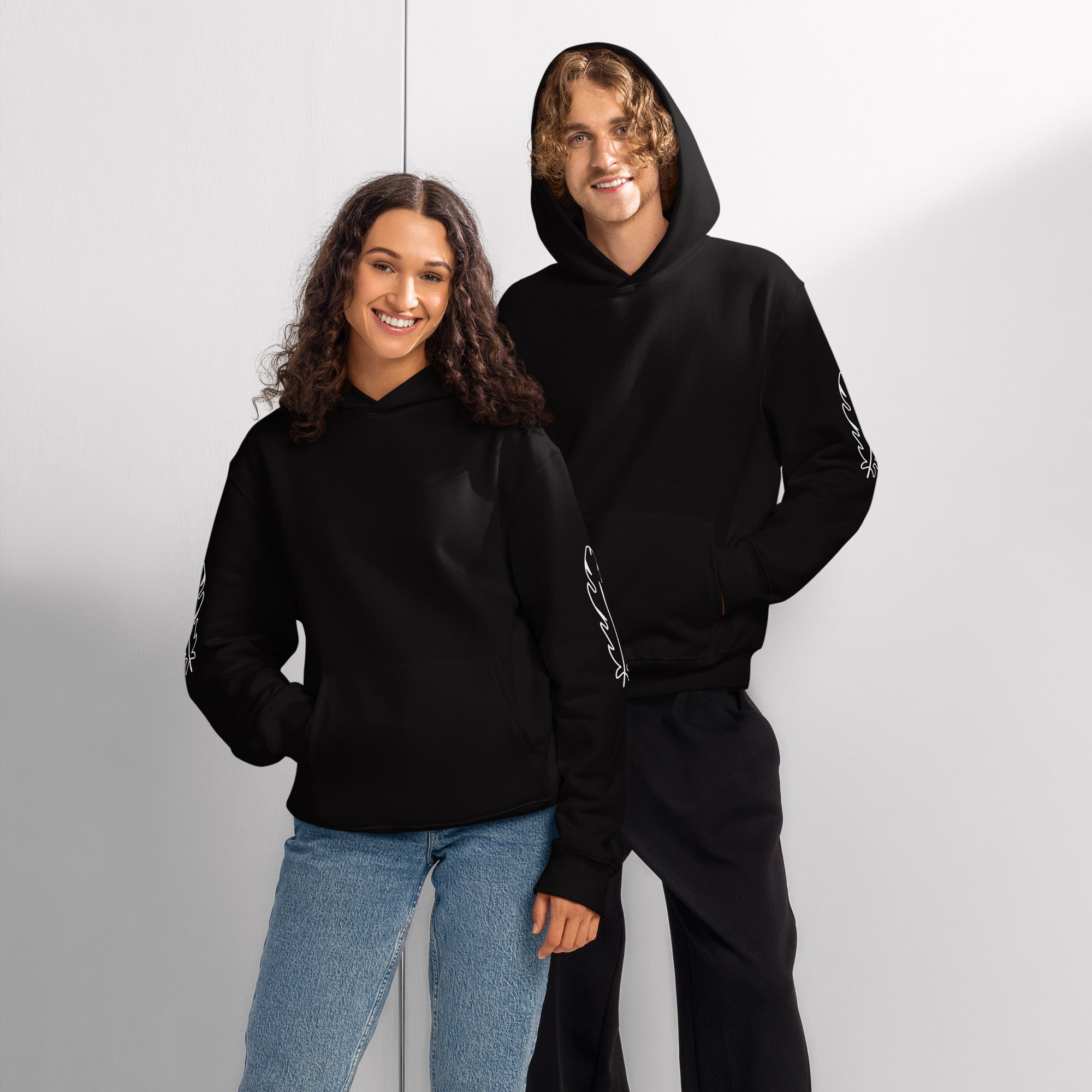 Oversized Hoodie Heavyweight – Weich, Warm & Großzügig | Melivero Schwarz Melivero