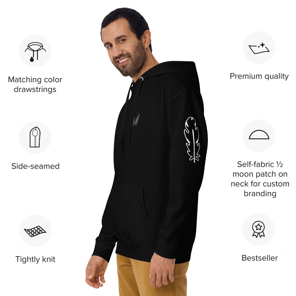 Melivero Premium Hoodie – Unisex Kapuzenpullover mit Beuteltasche Melivero