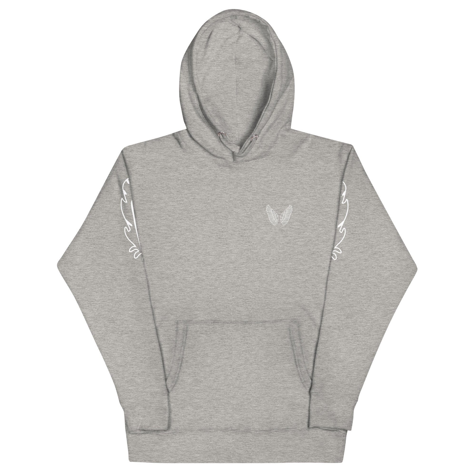 Melivero Premium Hoodie – Unisex Kapuzenpullover mit Beuteltasche Carbon Grey Melivero