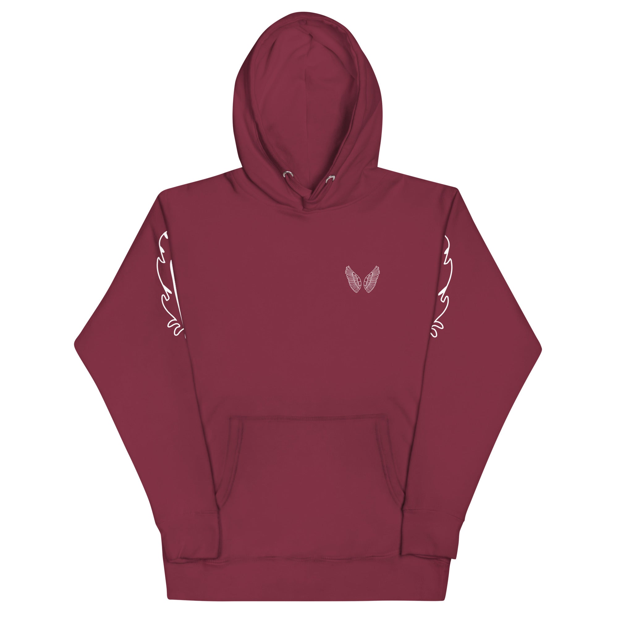 Melivero Premium Hoodie – Unisex Kapuzenpullover mit Beuteltasche Kastanienbraun Melivero