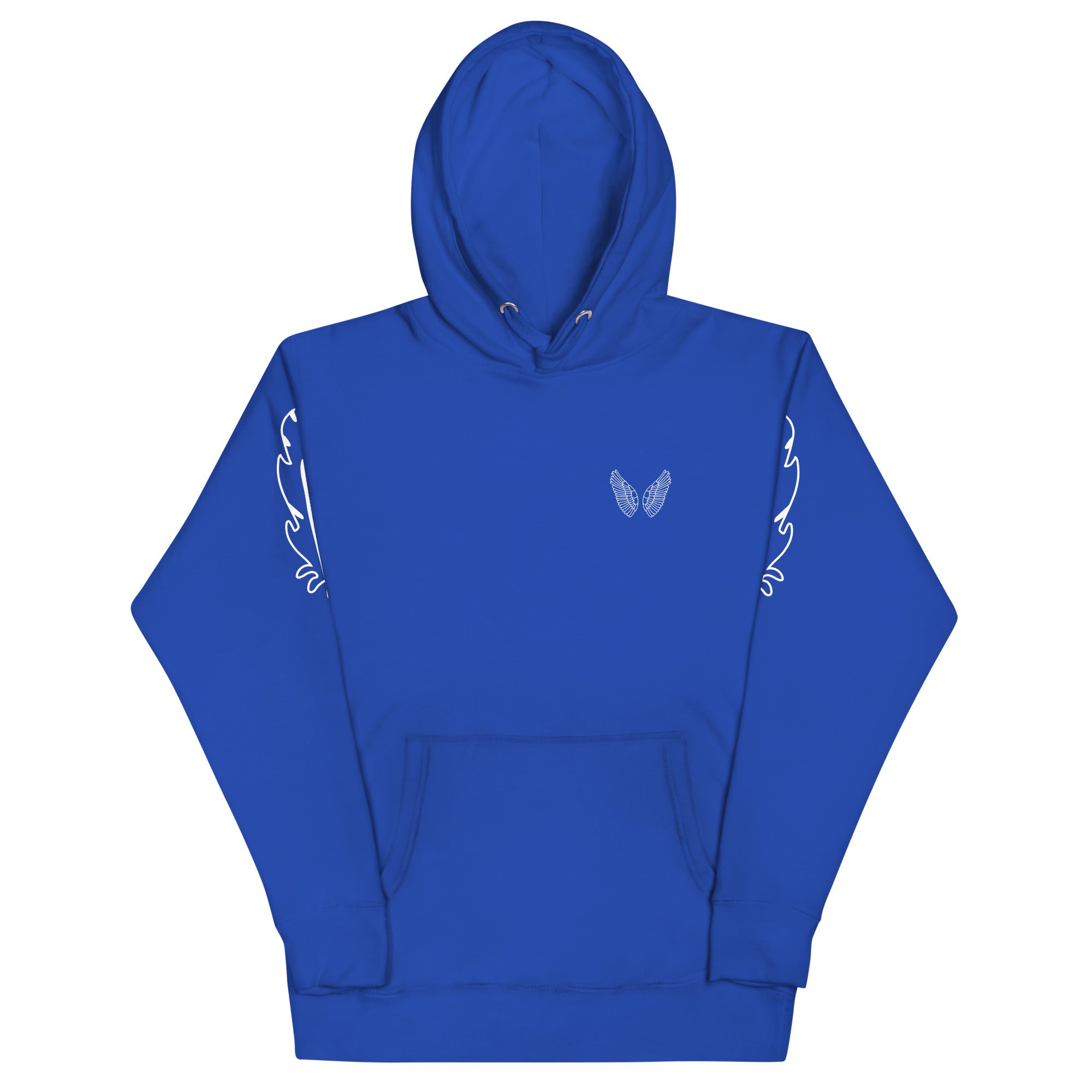 Melivero Premium Hoodie – Unisex Kapuzenpullover mit Beuteltasche Team Royal Melivero