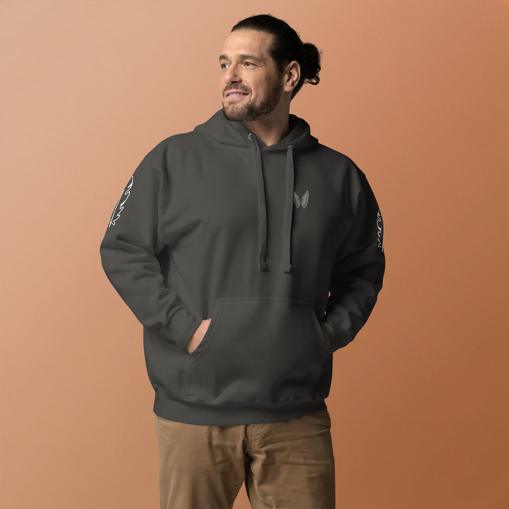 Melivero Premium Hoodie – Unisex Kapuzenpullover mit Beuteltasche Melivero