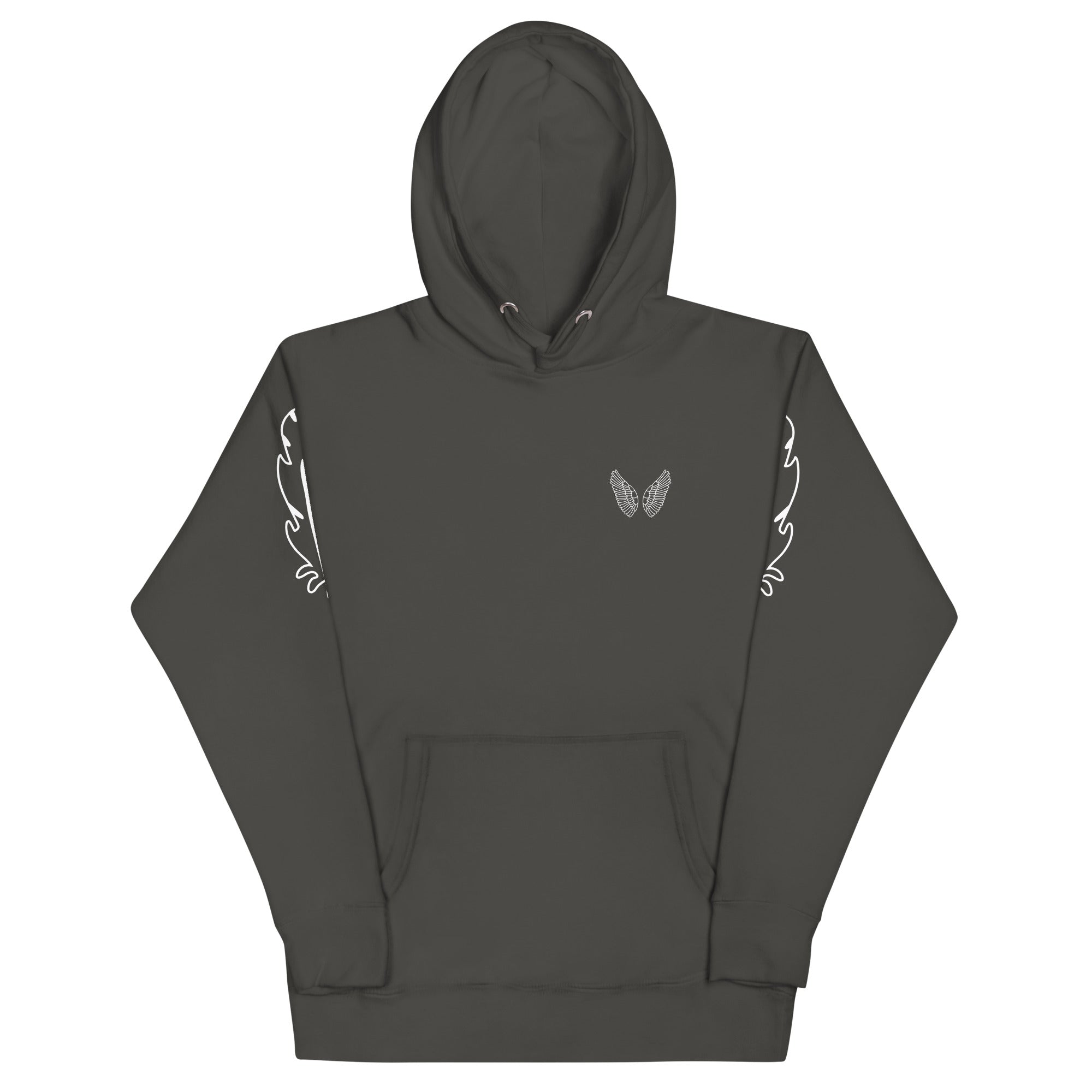 Melivero Premium Hoodie – Unisex Kapuzenpullover mit Beuteltasche Vintage Schwarz Melivero