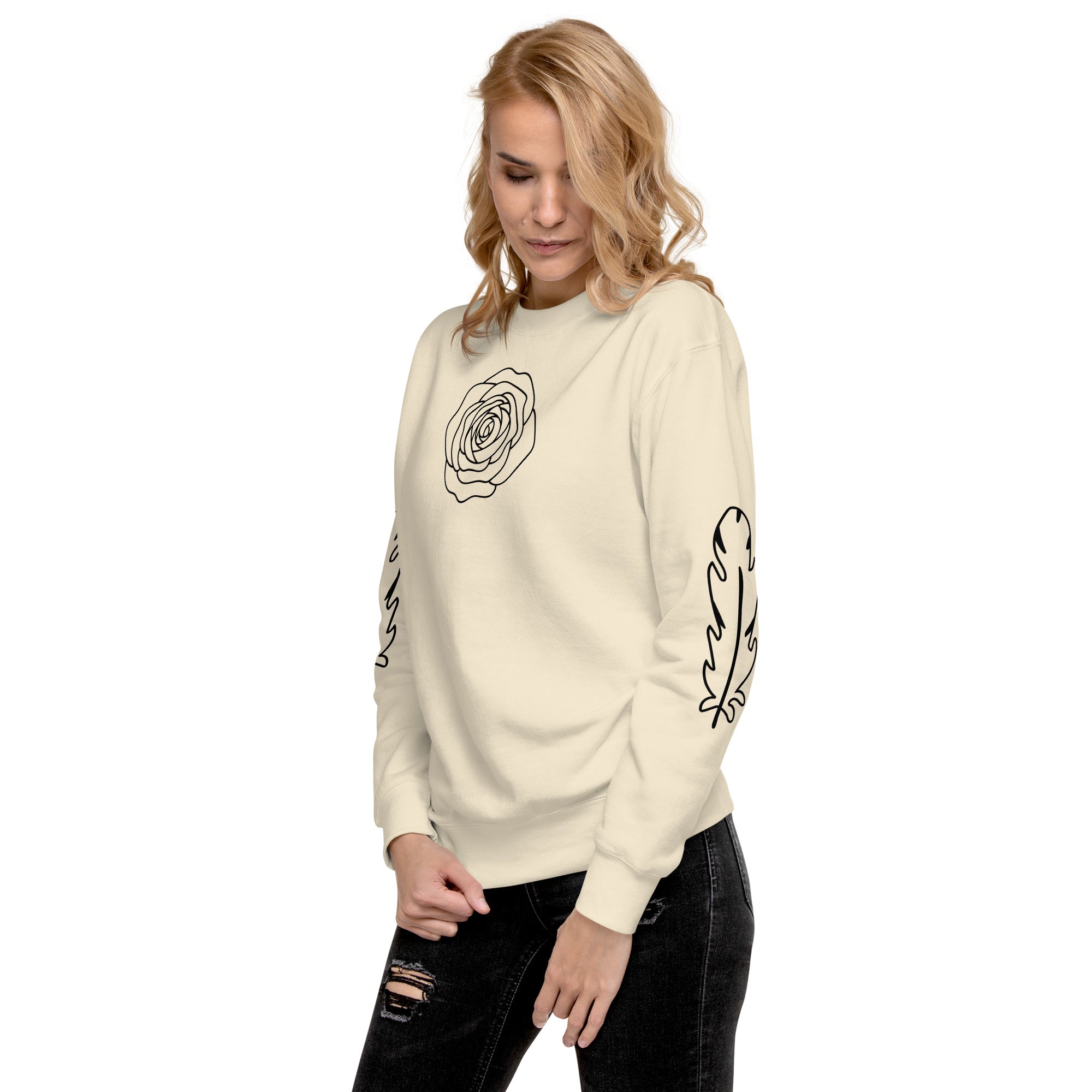 Premium Unisex Sweatshirt – Weicher Rundhals Pullover für Damen & Herren | Melivero Bone Melivero