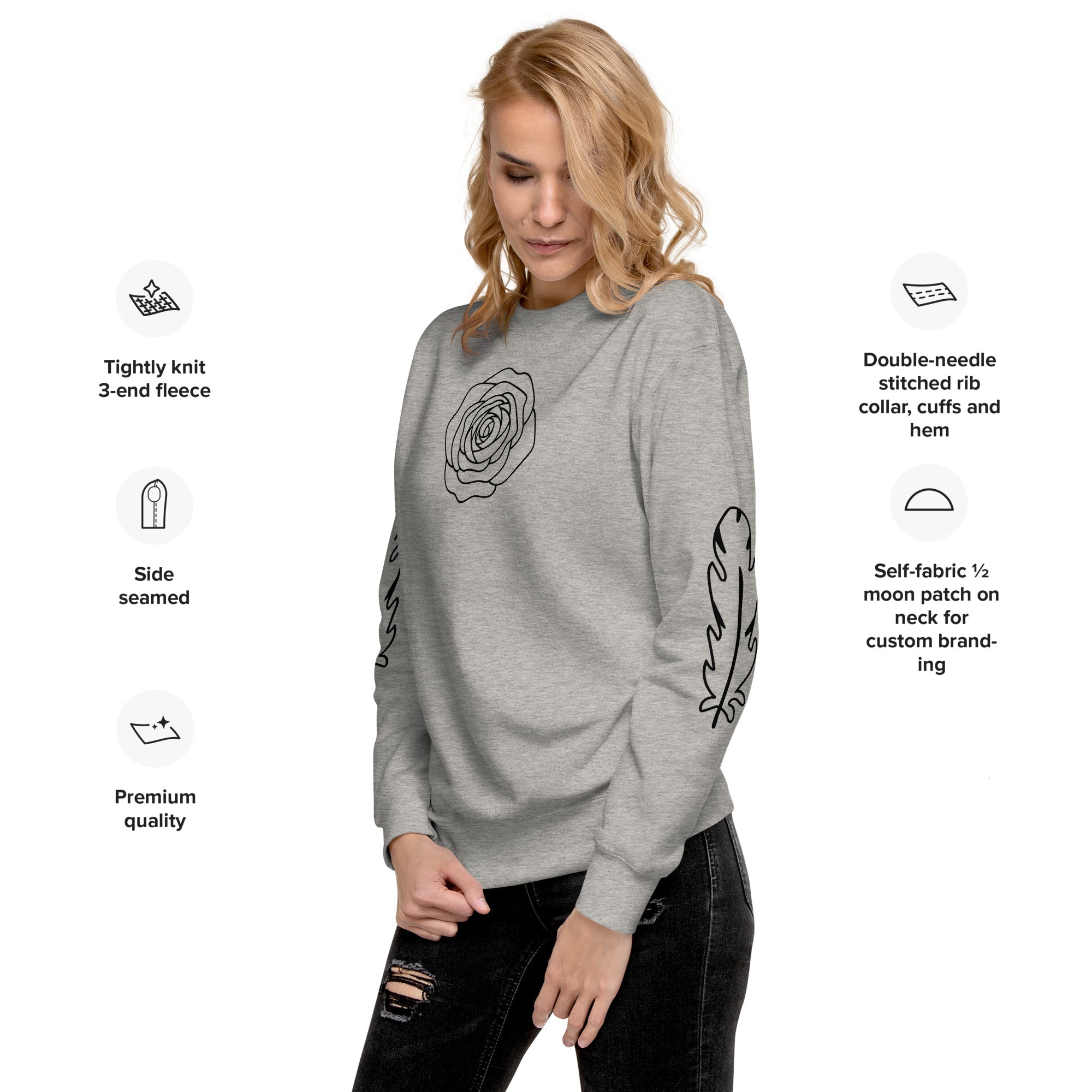 Premium Unisex Sweatshirt – Weicher Rundhals Pullover für Damen & Herren | Melivero Melivero