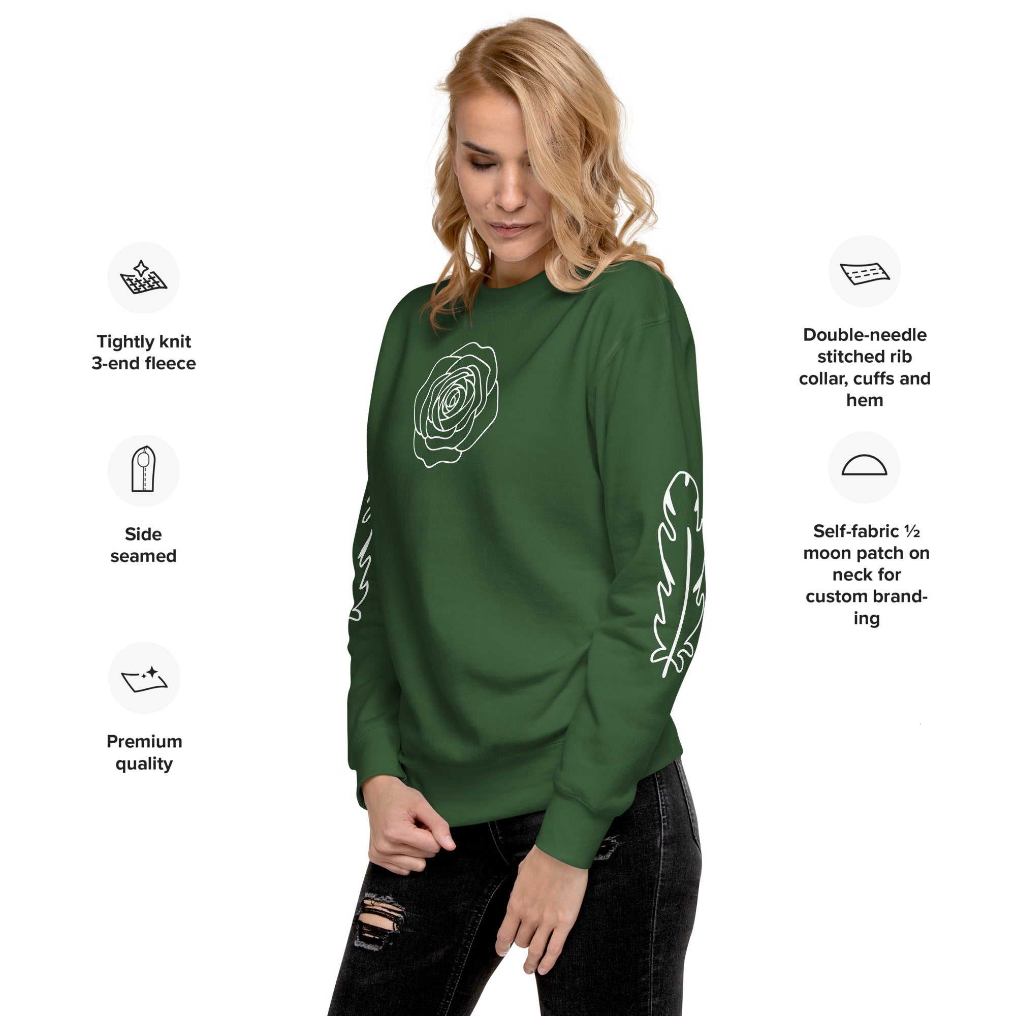 Premium Unisex Pullover – Weicher Baumwoll-Sweatshirt für Damen & Herren | Melivero Melivero