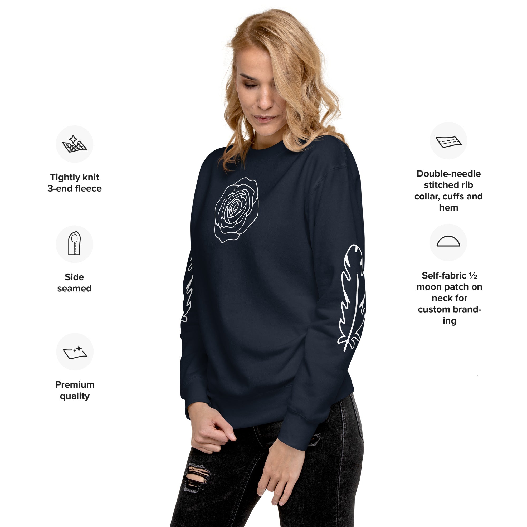 Premium Unisex Pullover – Weicher Baumwoll-Sweatshirt für Damen & Herren | Melivero Melivero