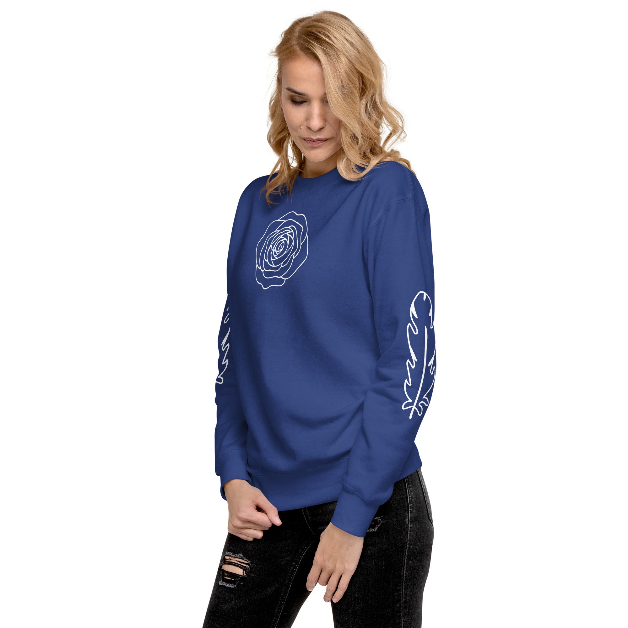 Premium Unisex Pullover – Weicher Baumwoll-Sweatshirt für Damen & Herren | Melivero Team Royal Melivero