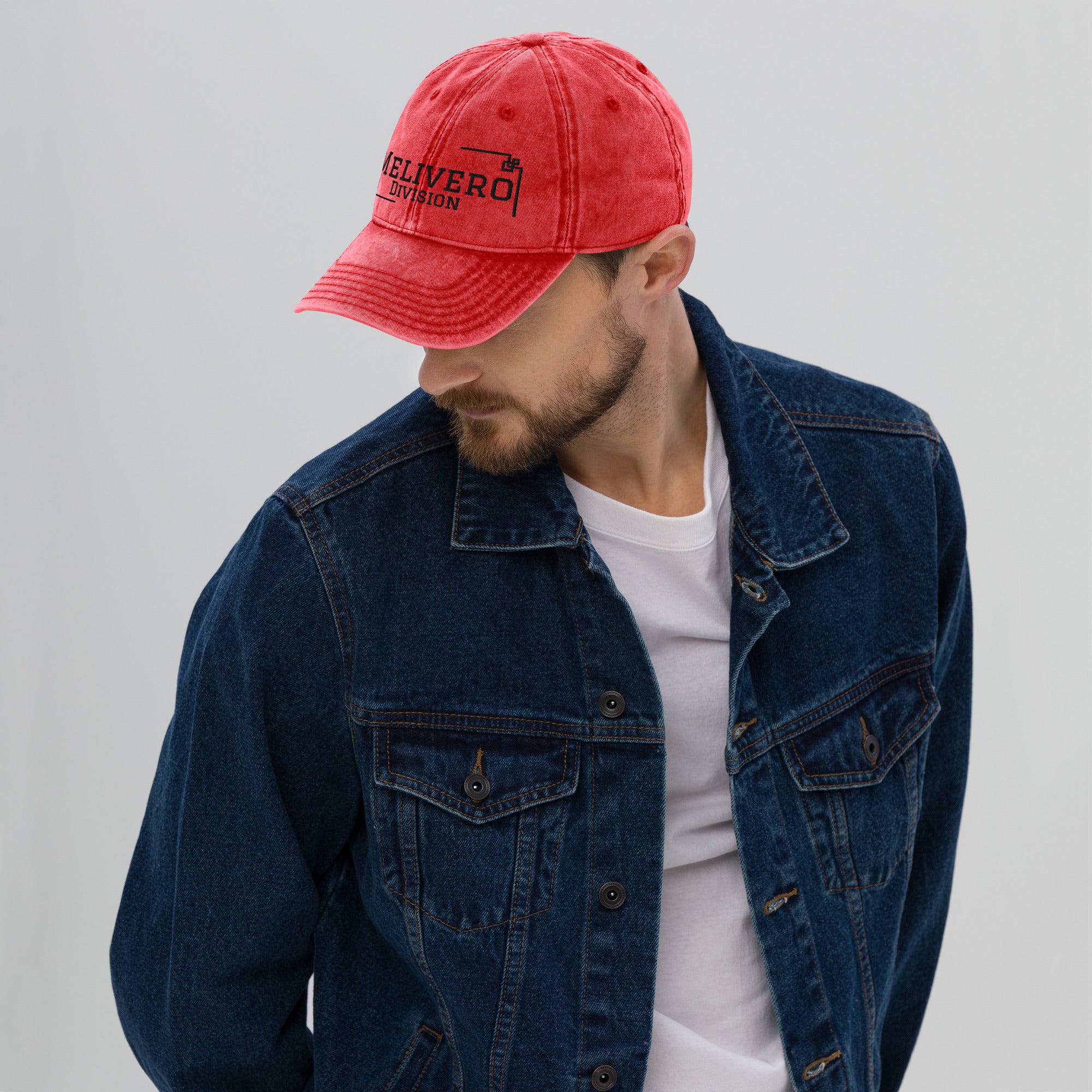 Vintage Cord Cap – Bestickte Baumwoll-Twill Cap mit Metallschnalle | Melivero Melivero
