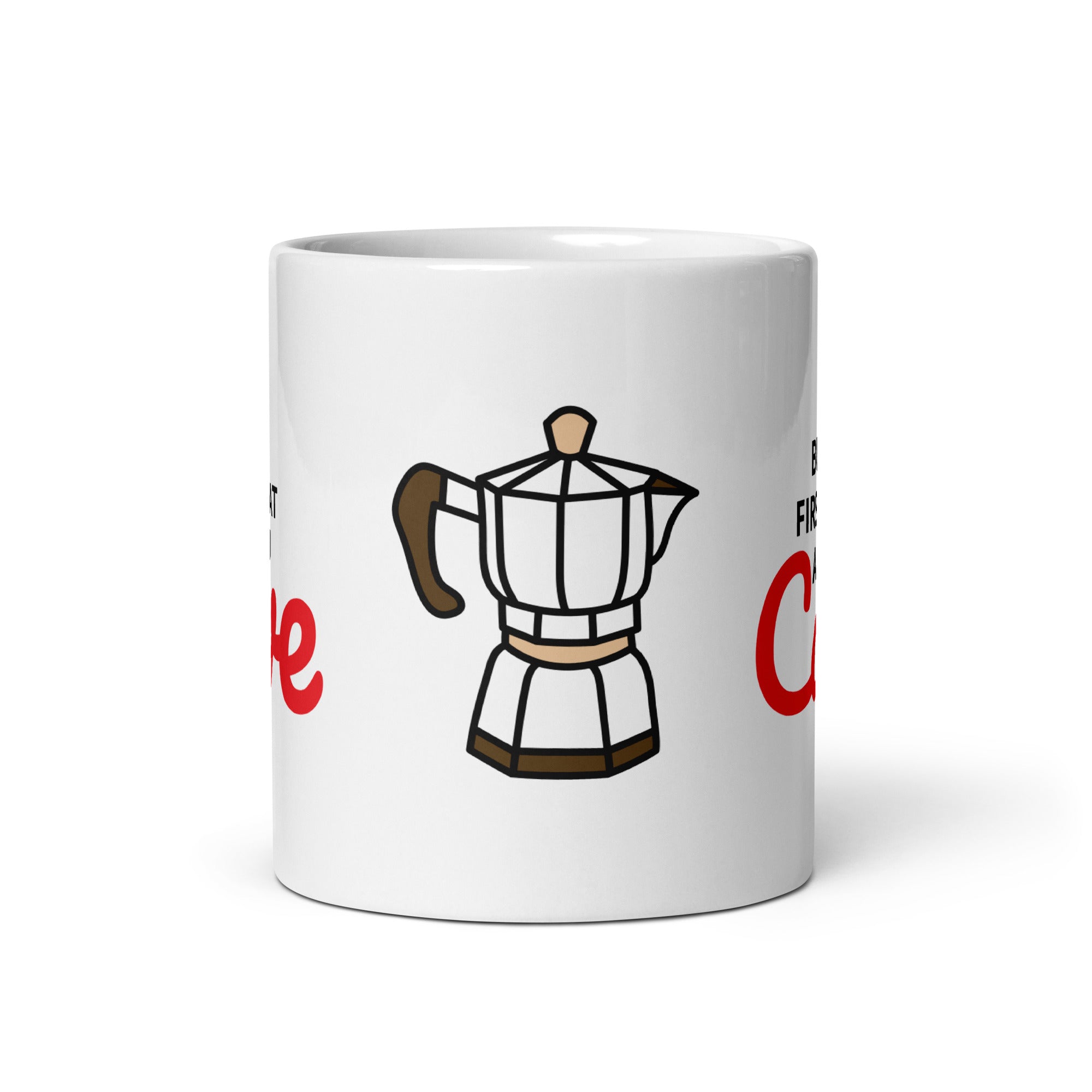 Keramiktasse Weiß Glänzend – Spülmaschinenfest | 11 oz, 15 oz, 20 oz | Melivero Melivero