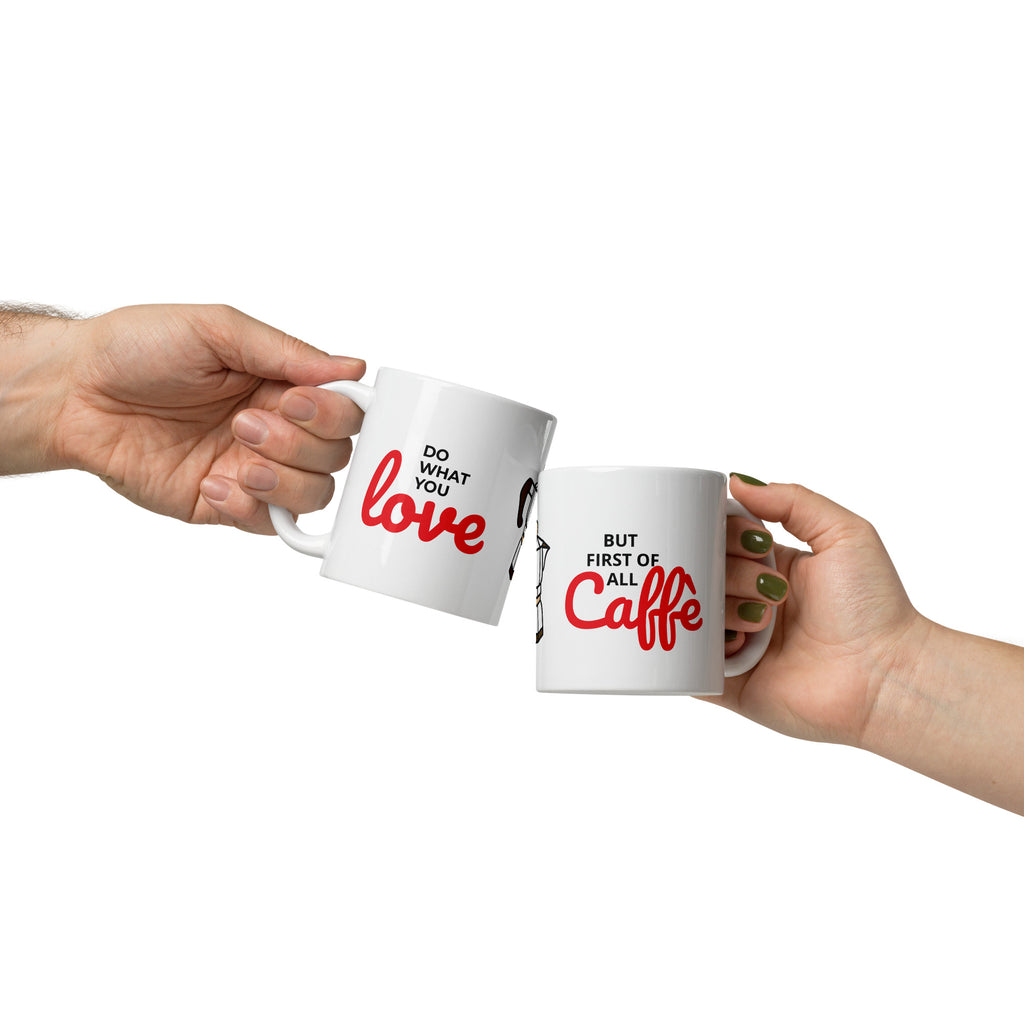 Keramiktasse Weiß Glänzend – Spülmaschinenfest | 11 oz, 15 oz, 20 oz | Melivero Melivero