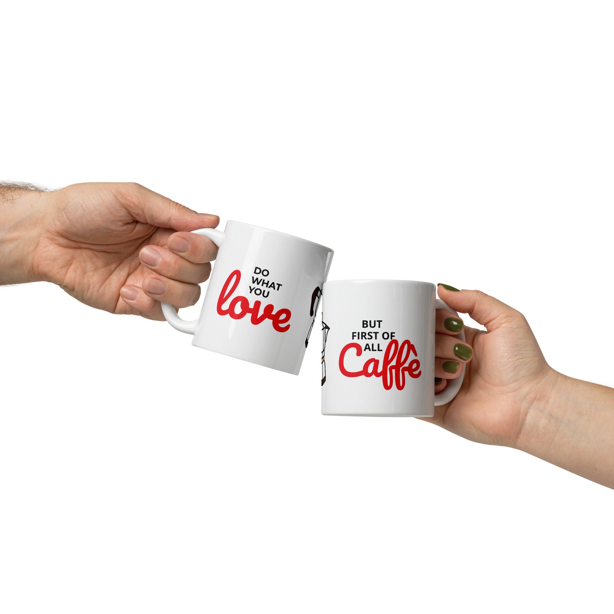 Keramiktasse Weiß Glänzend – Spülmaschinenfest | 11 oz, 15 oz, 20 oz | Melivero Melivero