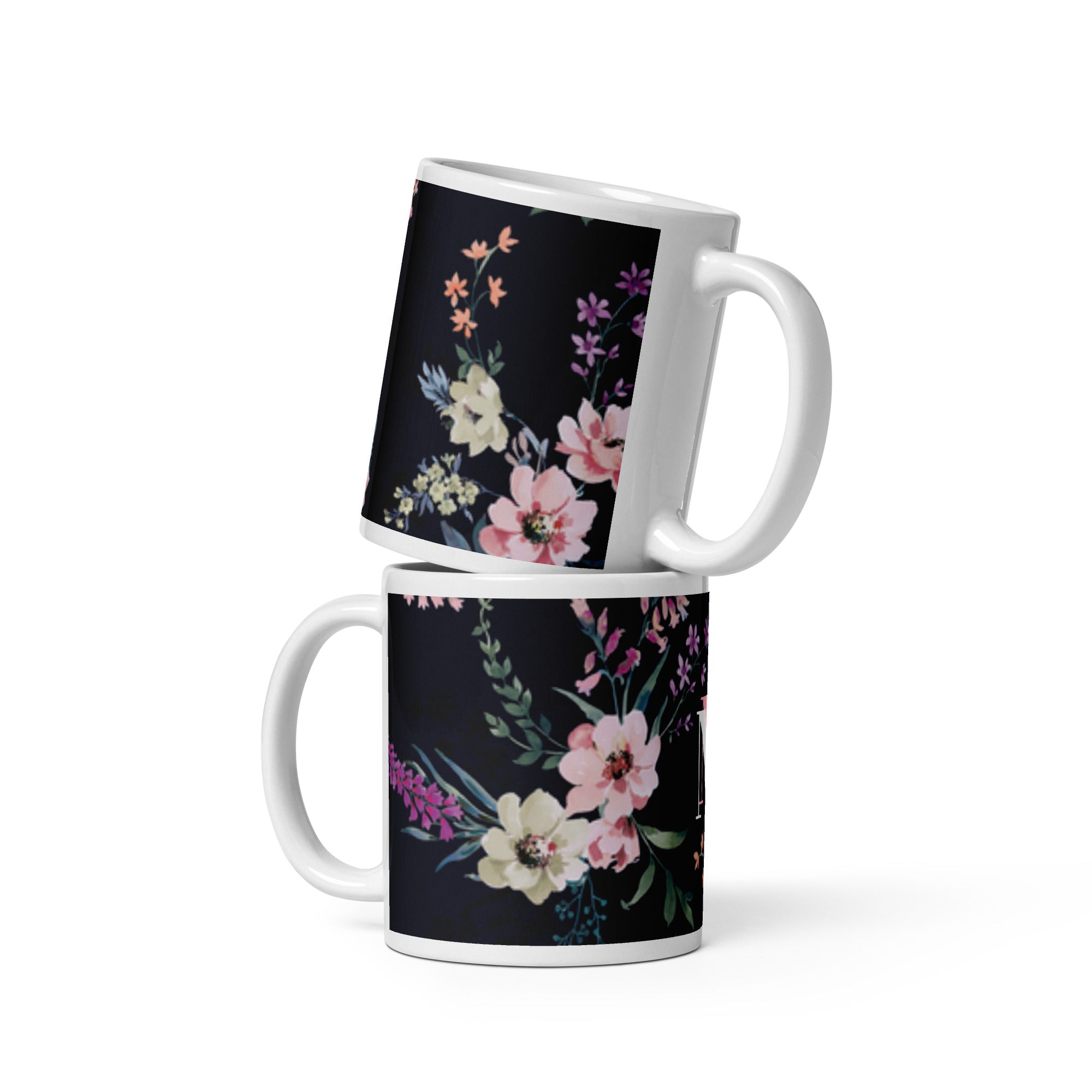 Melivero Keramiktasse Weiß Glänzend – Spülmaschinenfest | 11 oz, 15 oz, 20 oz Melivero