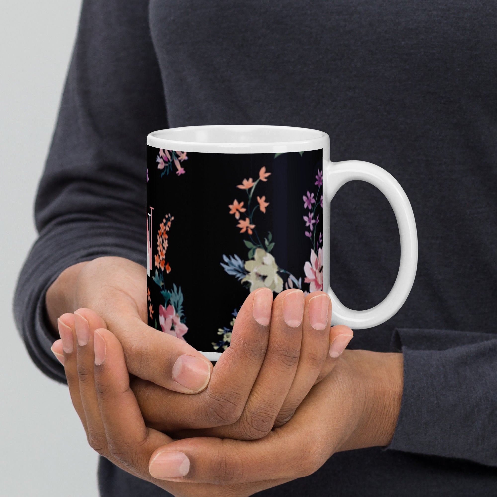Melivero Keramiktasse Weiß Glänzend – Spülmaschinenfest | 11 oz, 15 oz, 20 oz Melivero