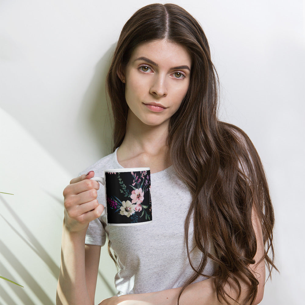 Melivero Keramiktasse Weiß Glänzend – Spülmaschinenfest | 11 oz, 15 oz, 20 oz Melivero