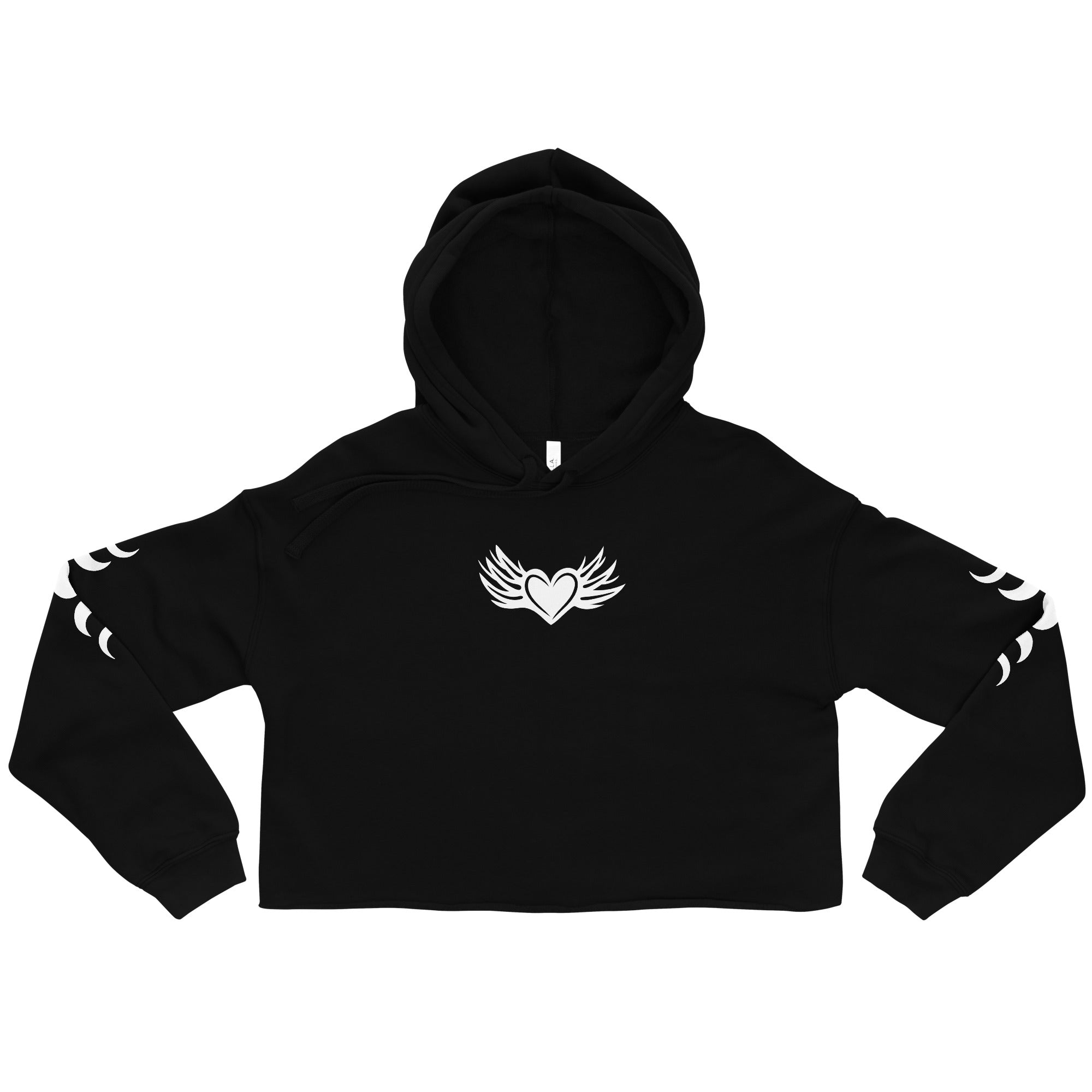 Crop Hoodie Damen – Bauchfreier Kapuzenpullover Stylisch | Melivero Schwarz Melivero